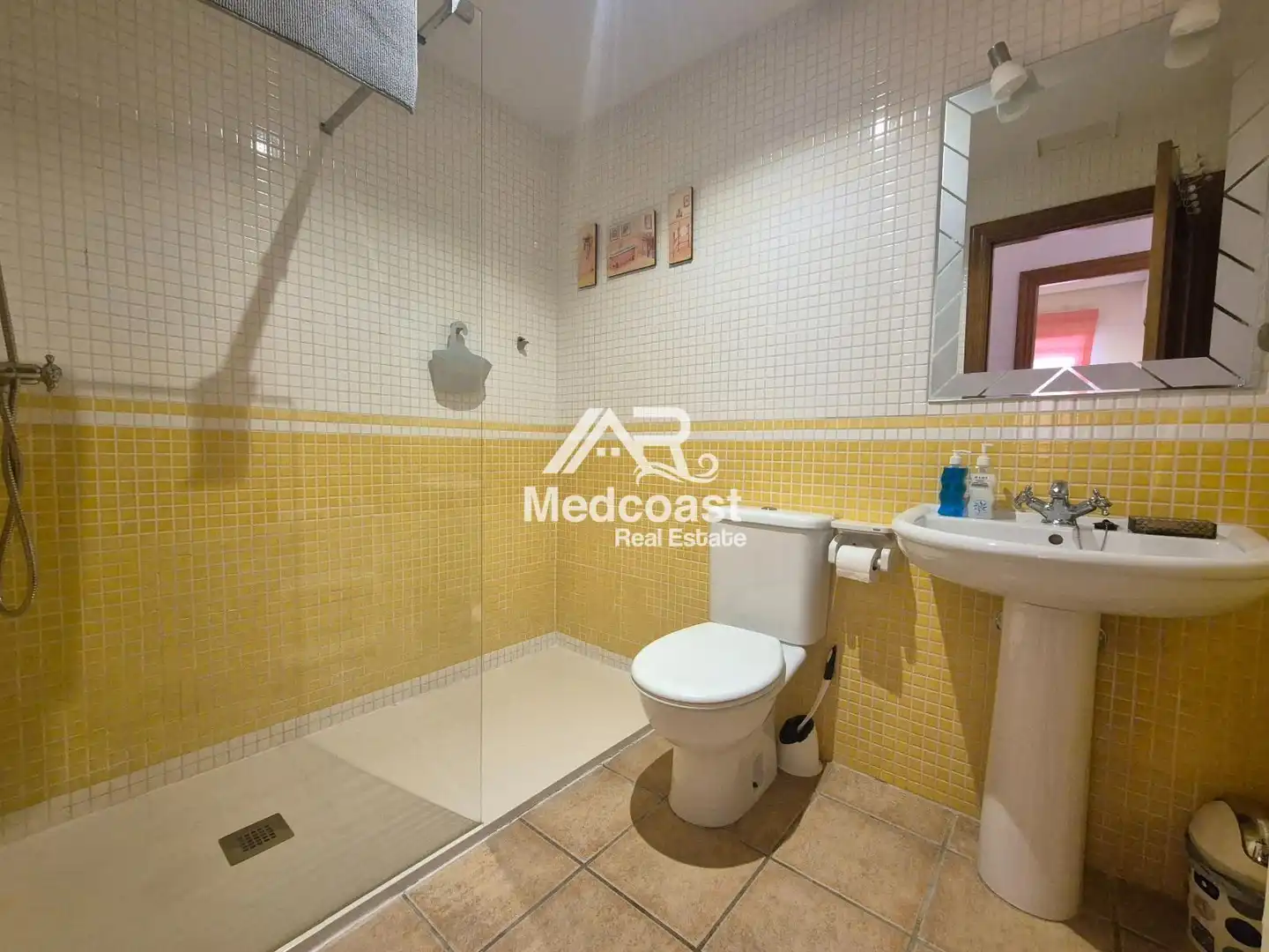 Badezimmer von Wohnung zum Verkauf in Vera mit Klimaanlage, Terrasse und Schwimmbad