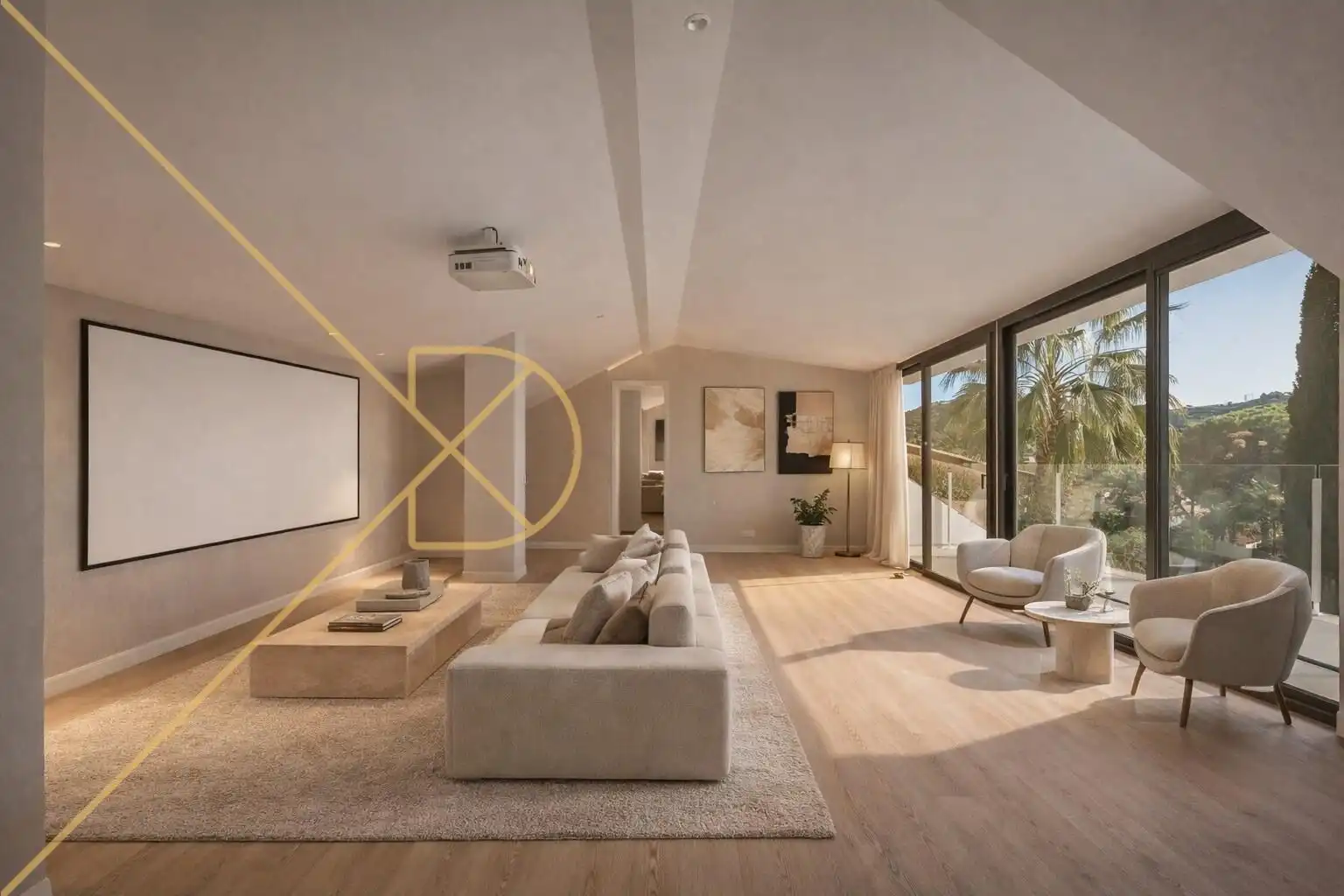 Living room of Houses for sale in Barcelona  with Parquet flooring
