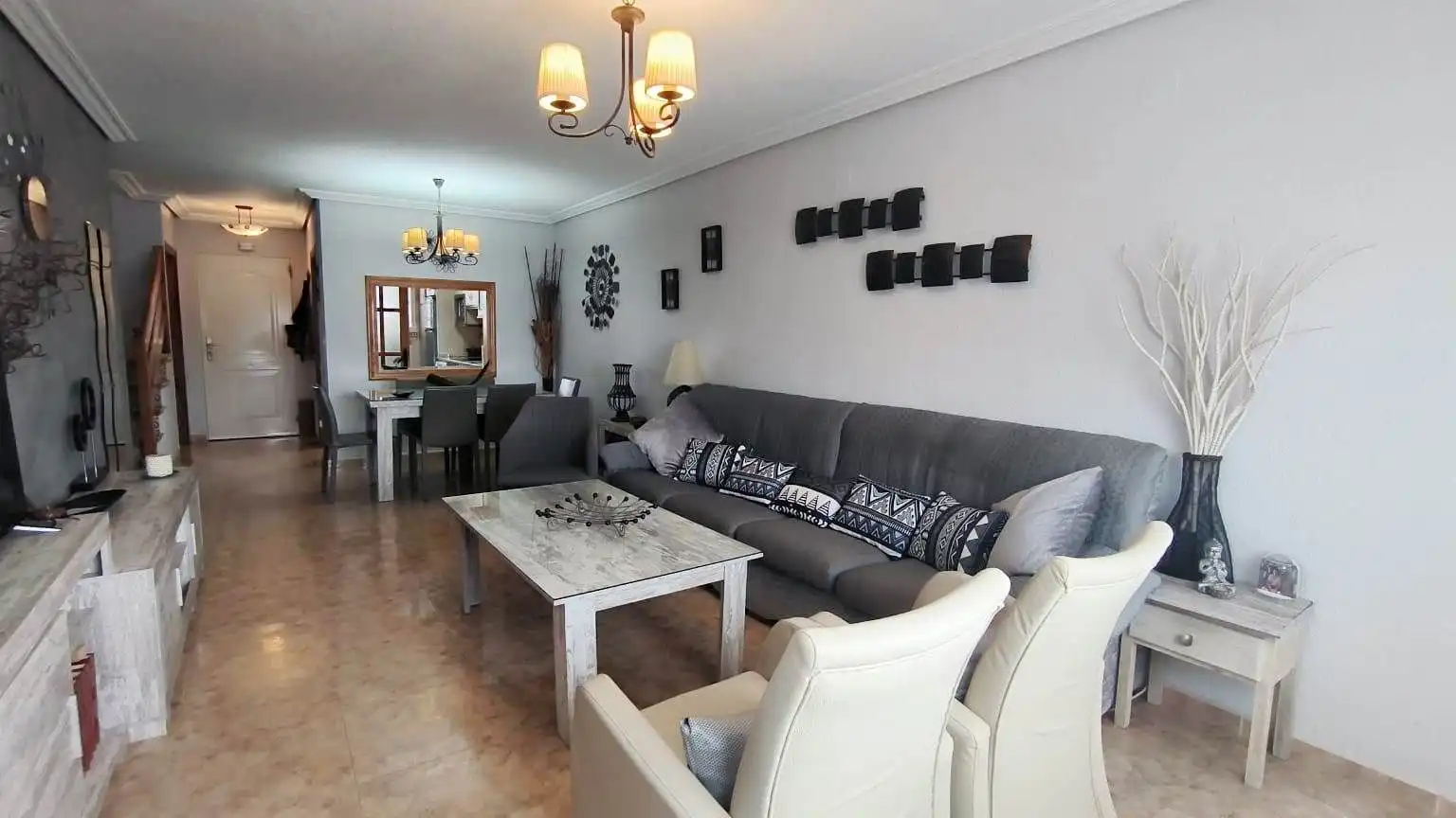 Living room of Houses for sale in La Nucia  with Air Conditioner, Heating and Private garden