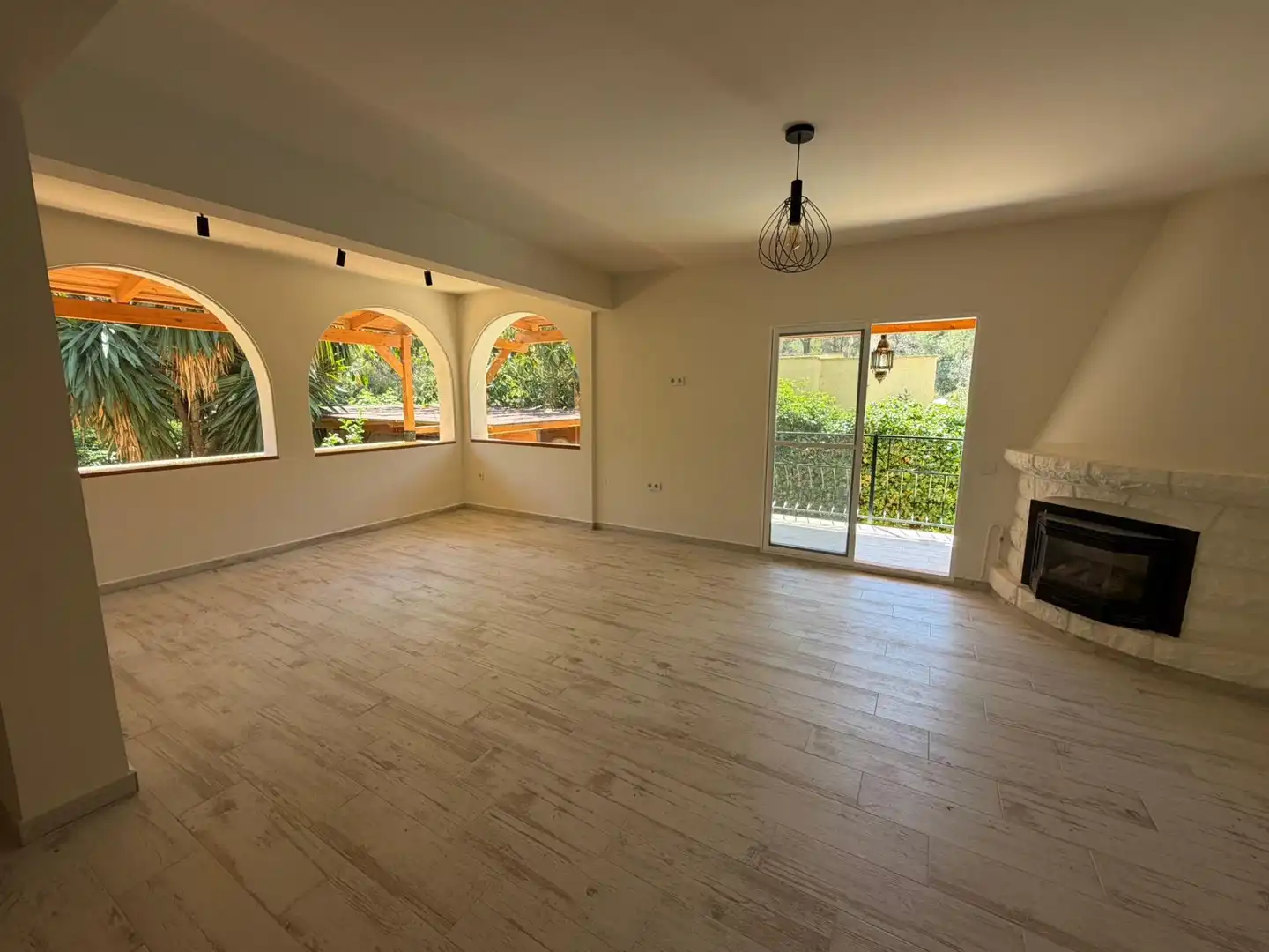 Sala de estar de Casa o chalet de alquiler en L'Alfàs del Pi con Aire acondicionado, Jardín privado y Piscina