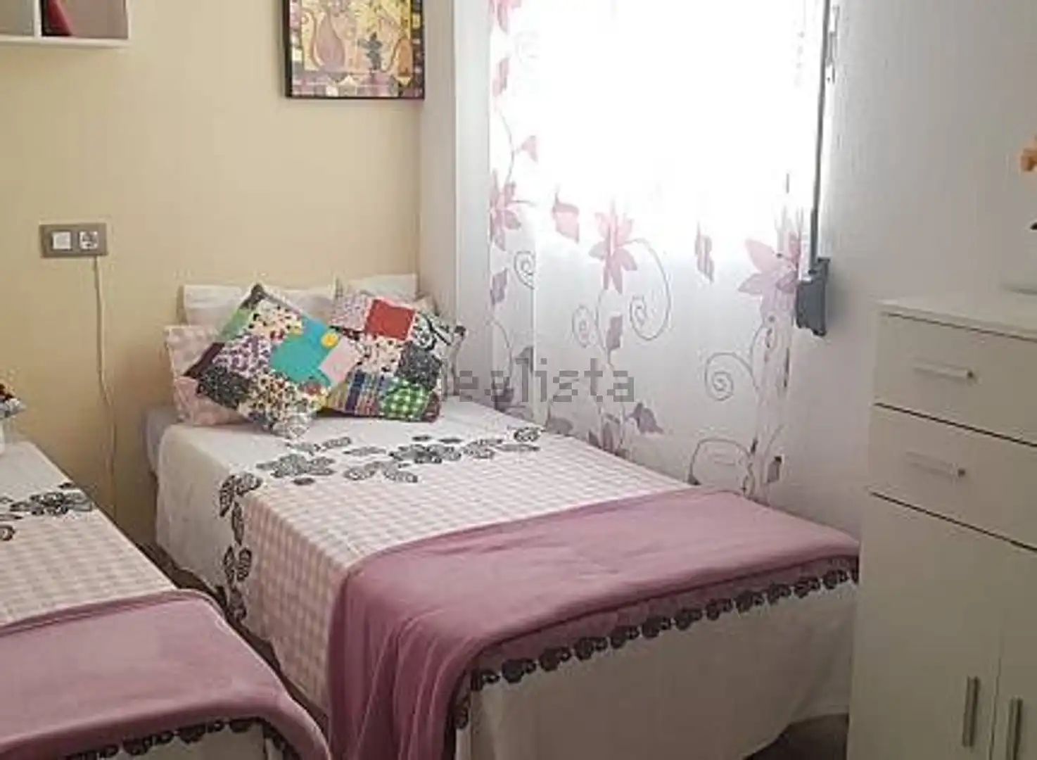 Schlafzimmer von Wohnung zur Miete in Calpe / Calp mit Abstellraum, Möbliert und Waschmaschine