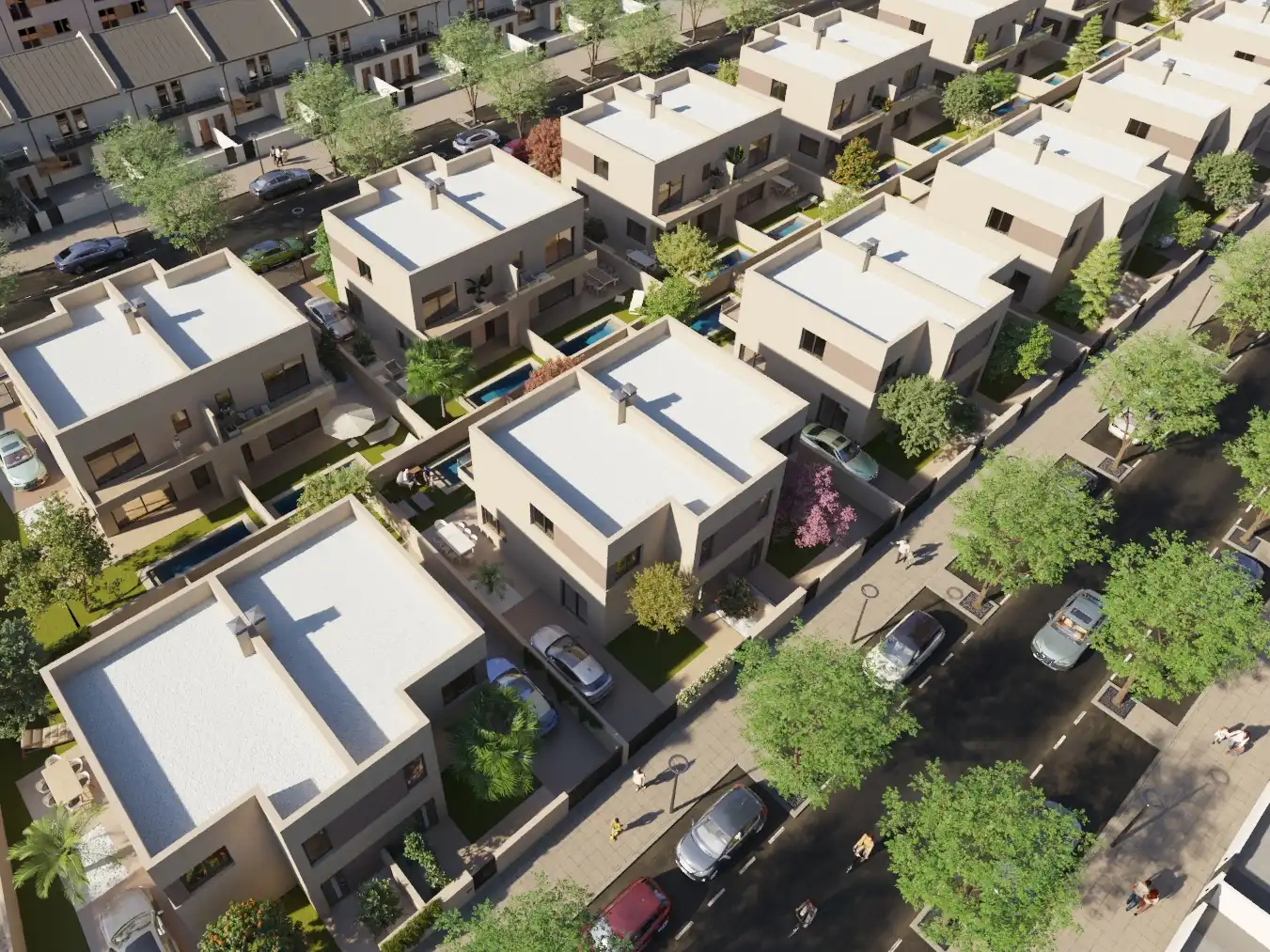 Neubau-Doppelhaushälfte mit Pool zum Verkauf in Calle de la Pintura 1, imagen 5