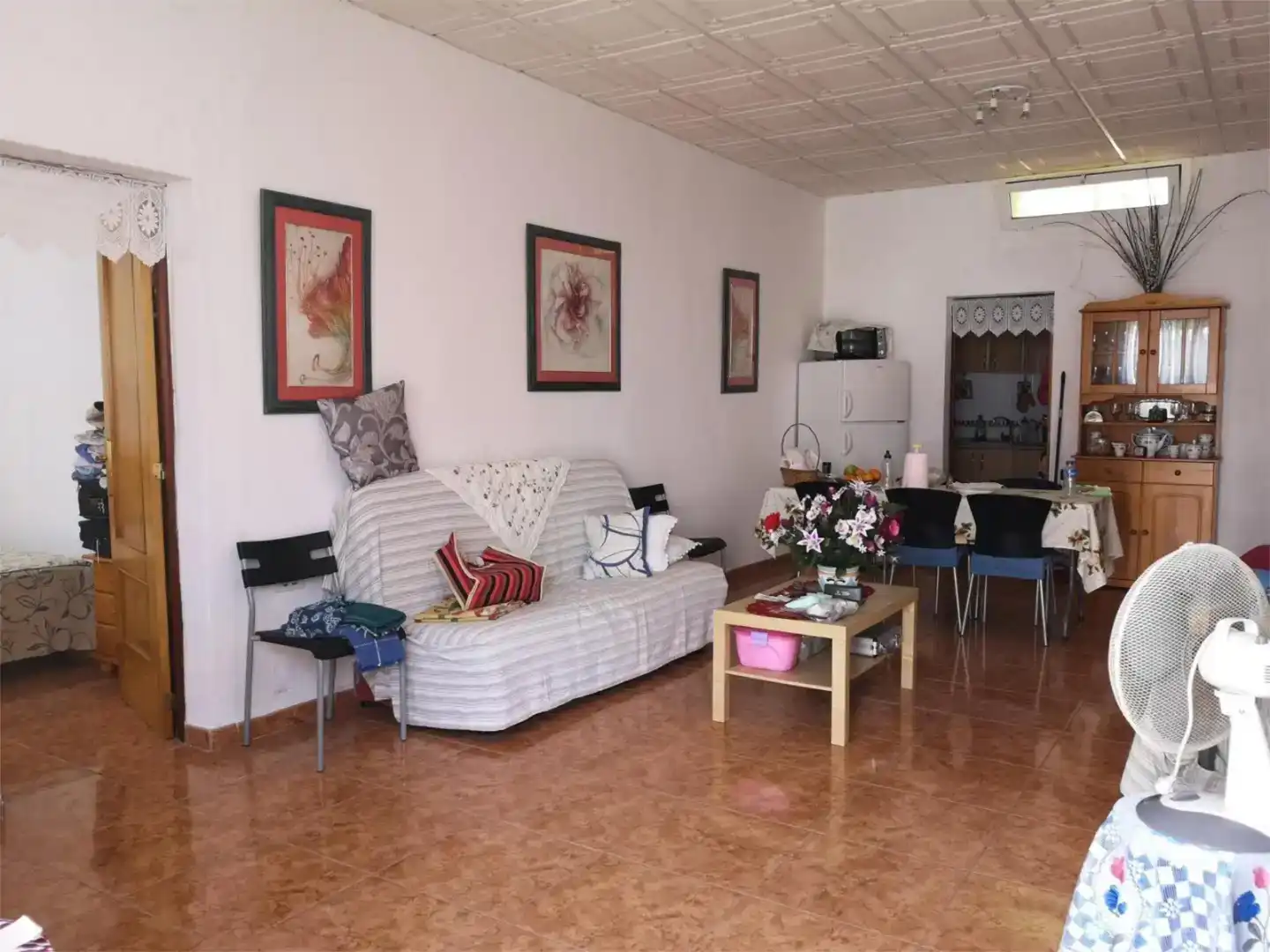 Sala de estar de Piso en venta en Garafía con Jardín privado, Trastero y Amueblado