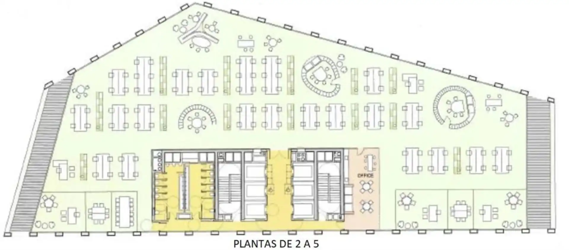 Oficina de alquiler en Barcelona con Aire acondicionado y Terraza