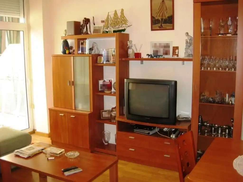 Sala de estar de Piso de alquiler en  Barcelona Capital con Aire acondicionado, Calefacción y Terraza