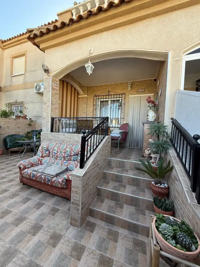 Balcony of Houses for sale in Torrevieja  with Air Conditioner, Heating and Terrace