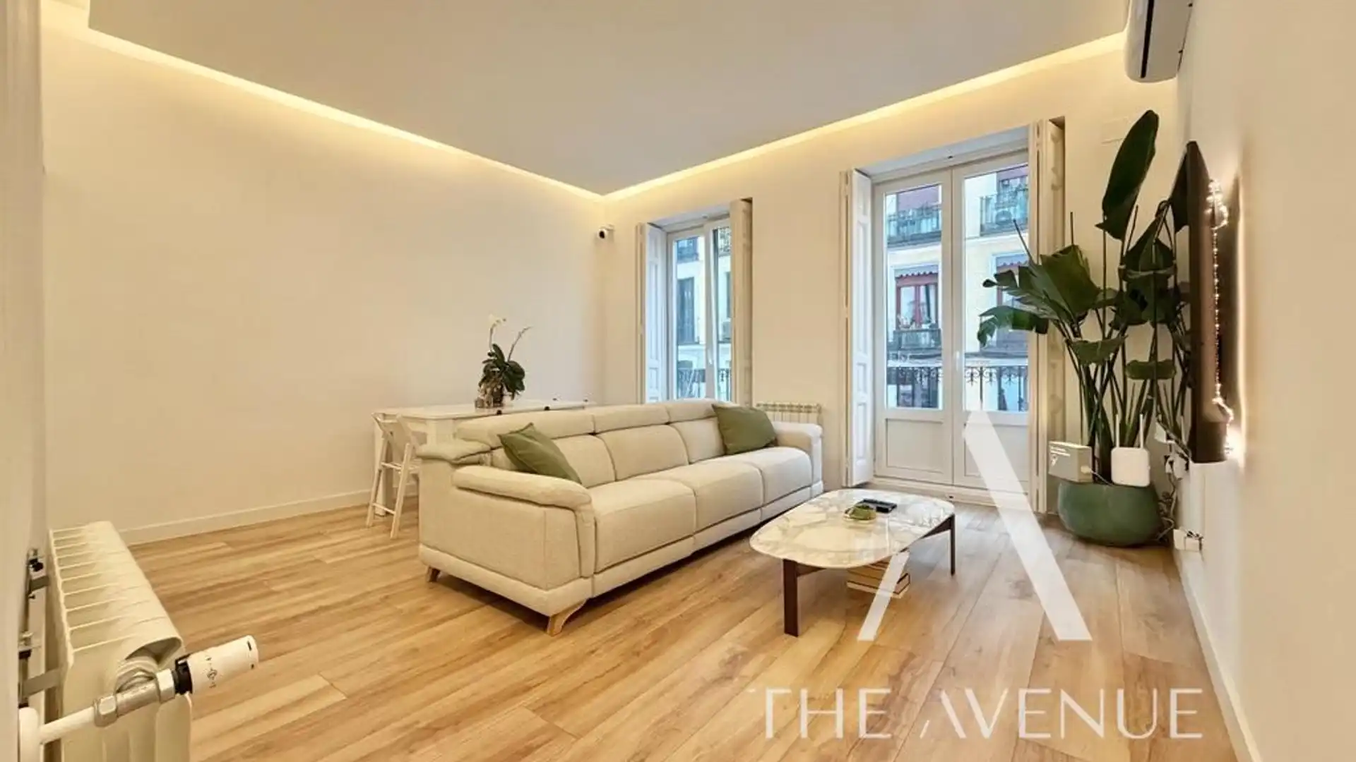Sala de estar de Piso en venta en  Madrid Capital con Aire acondicionado, Calefacción y Balcón