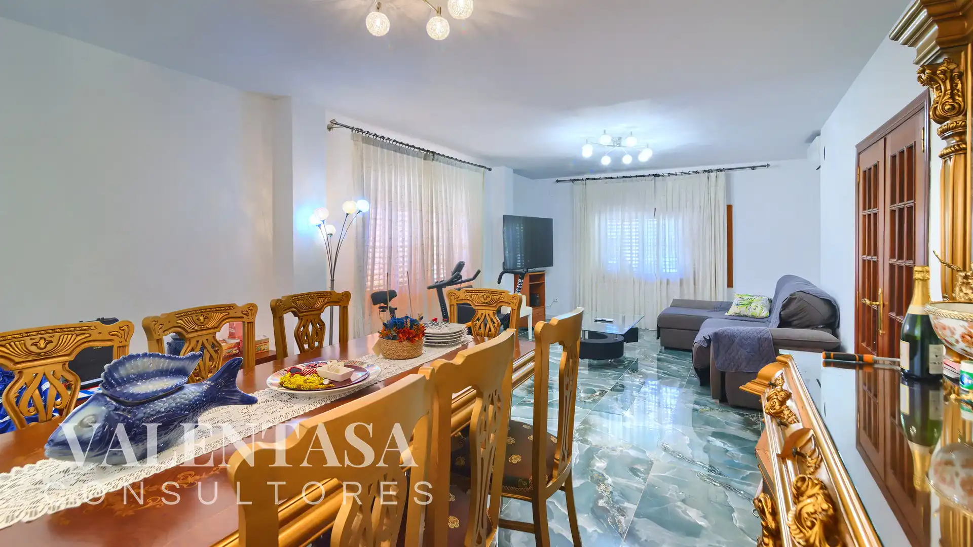 Dining room of Houses for sale in L'Eliana  with Air Conditioner, Heating and Private garden