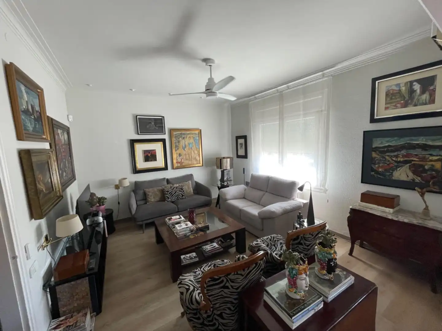 Living room of Flat for sale in Lleida  with Heating, Parquet flooring and Storage room