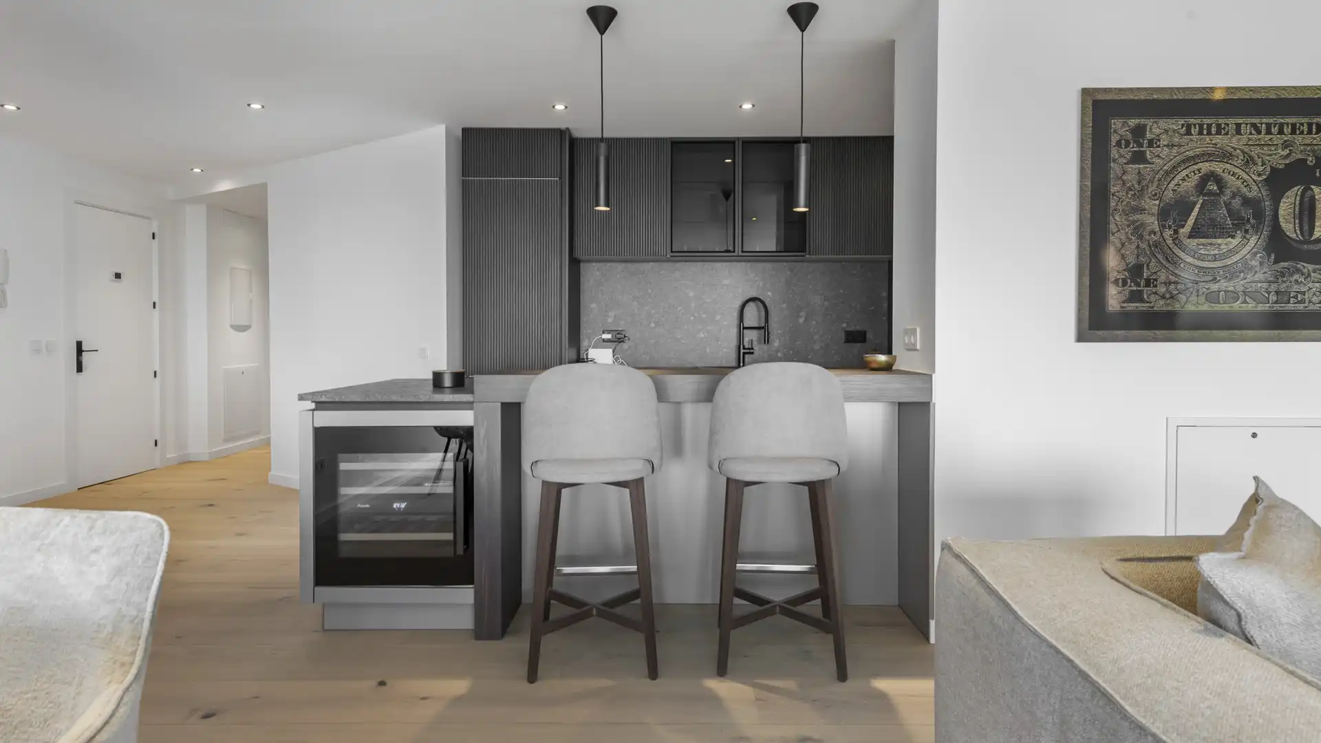 Cocina de Ático en venta en Calvià con Aire acondicionado, Calefacción y Parquet