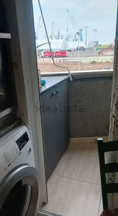 Terraza de Piso de alquiler en Sagunto / Sagunt con Aire acondicionado, Amueblado y Horno