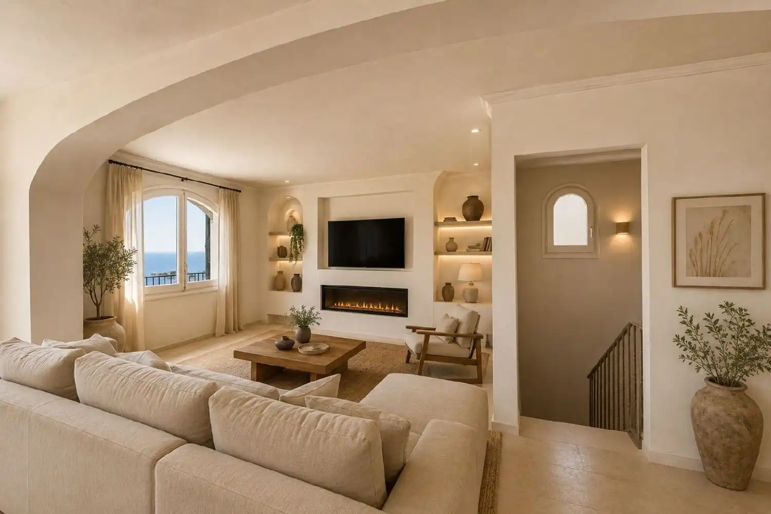 Sala d'estar de Casa o xalet en venda en Lloret de Mar amb Aire condicionat, Terrassa i Traster