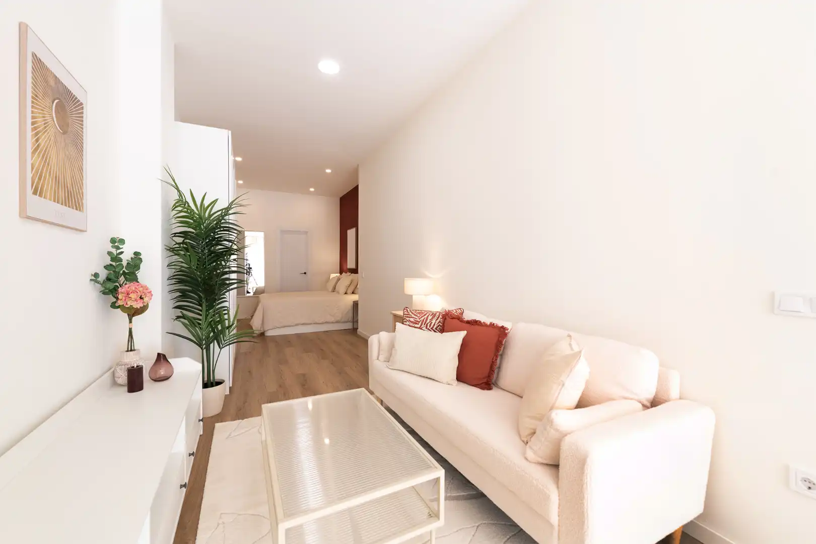 Sala de estar de Piso en venta en Málaga con Amueblado
