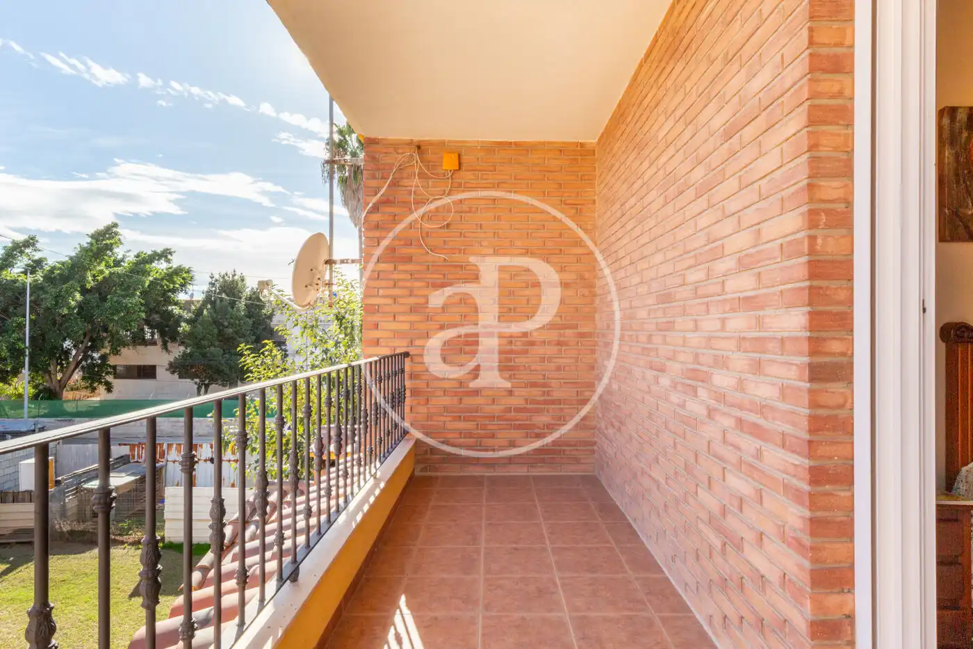 Vista exterior de Casa adosada en venta en Burriana / Borriana con Calefacción, Jardín privado y Terraza