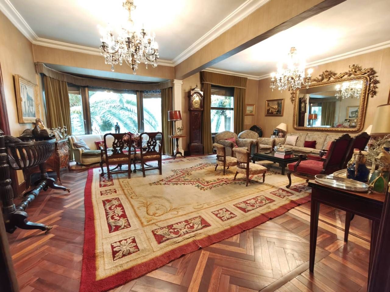Sala d'estar de Pis en venda en Bilbao  amb Calefacció, Terrassa i Alarma
