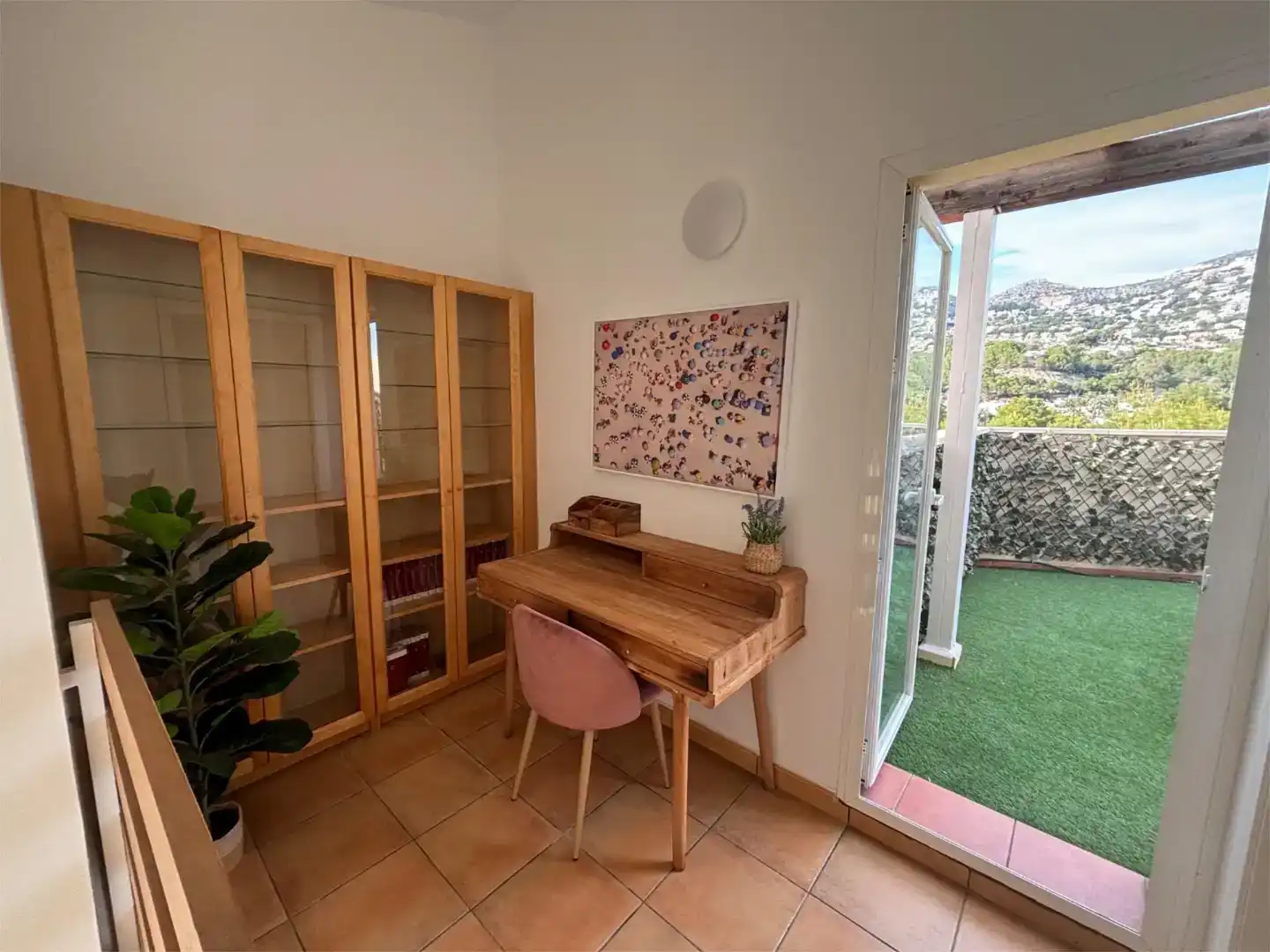Terrasse von Maisonette zur Miete in Altea mit Klimaanlage, Privatgarten und Schwimmbad