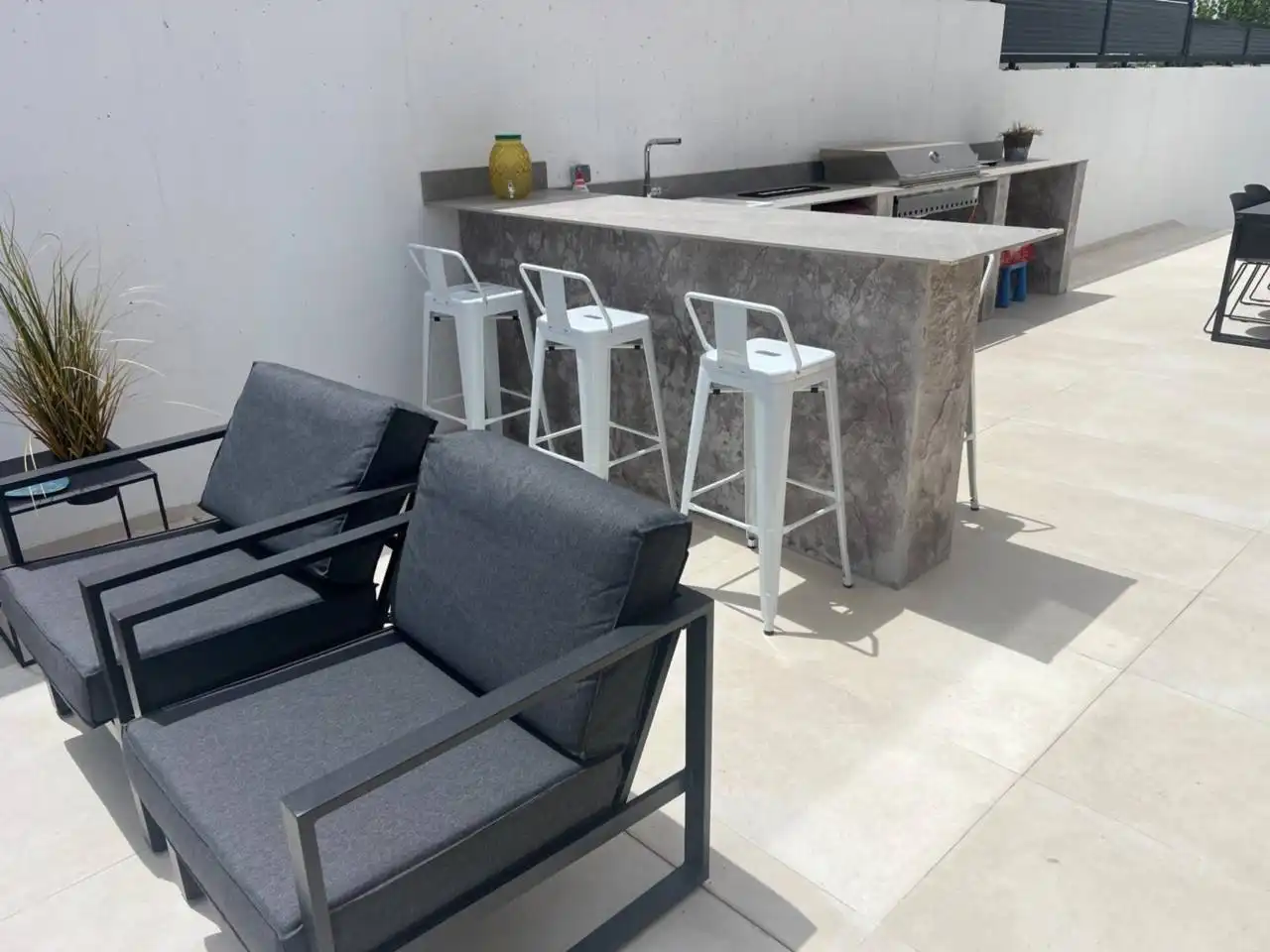 Terrace of Detached homes for sale in Guadalajara  with Heating, Private garden and Swimming Pool