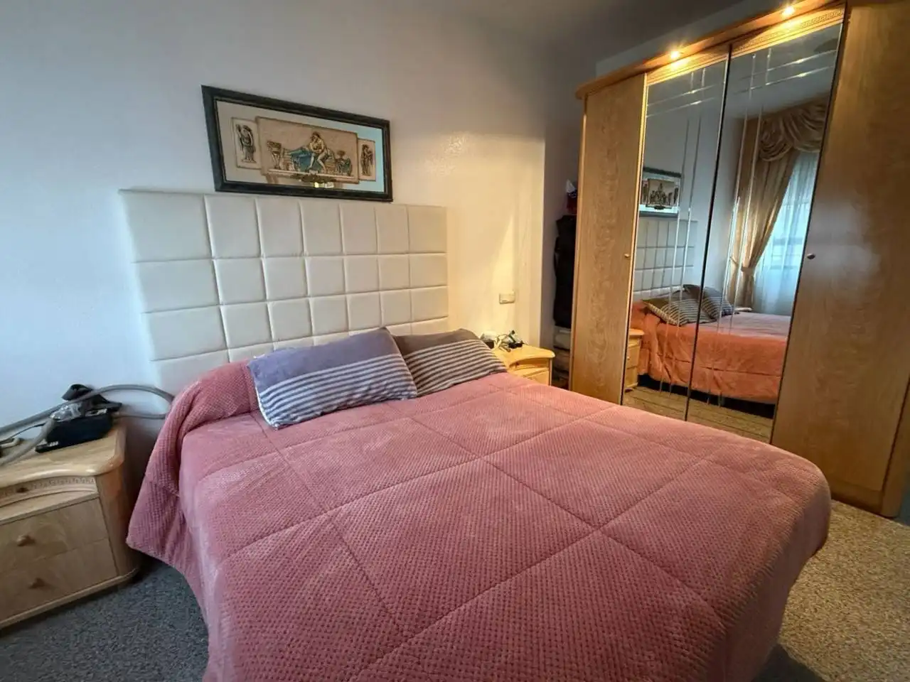 Bedroom of Flat for sale in Archena  with Air Conditioner and Balcony
