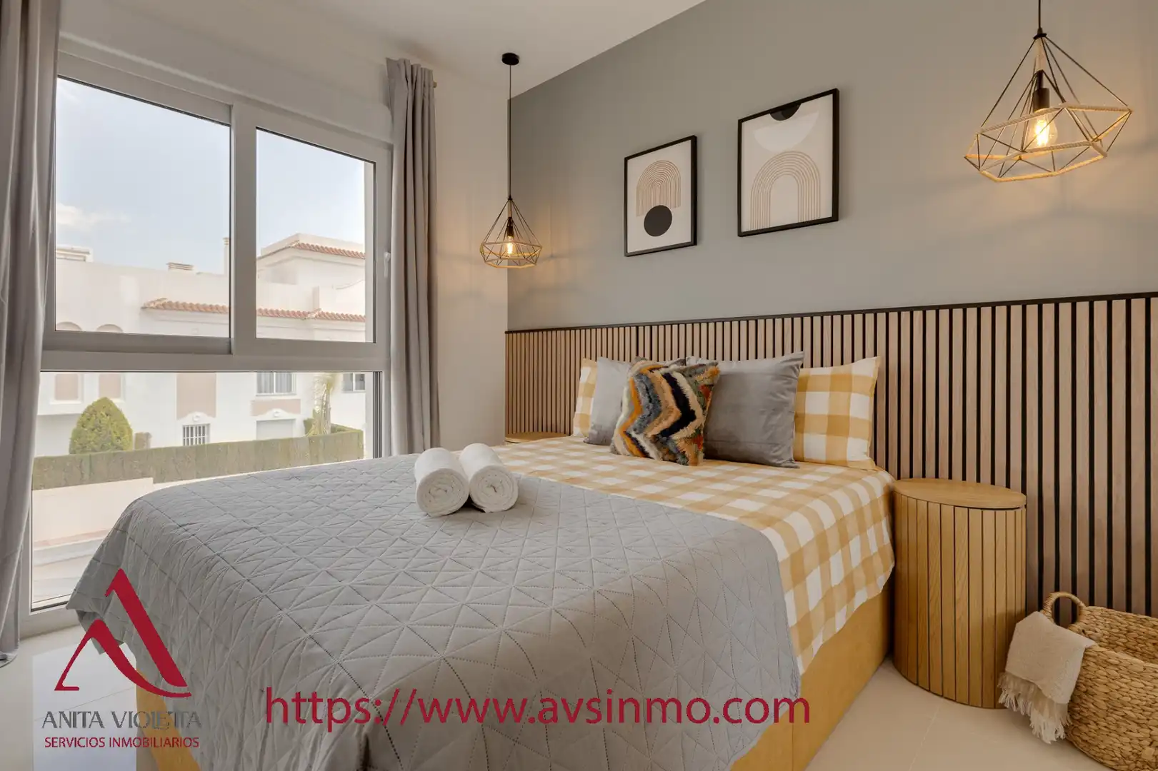 Bedroom of Apartments for rent in Rojales  with Air Conditioner, Terrace and Furnished