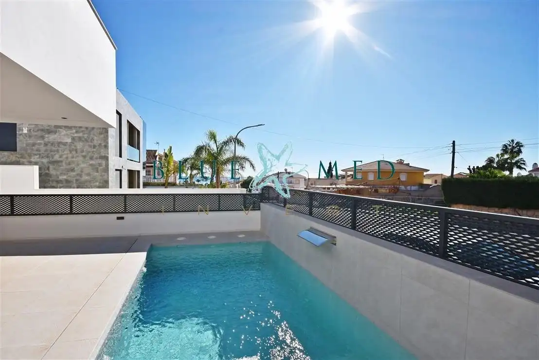 Piscina de Casa o chalet en venta en Mazarrón con Aire acondicionado, Calefacción y Jardín privado