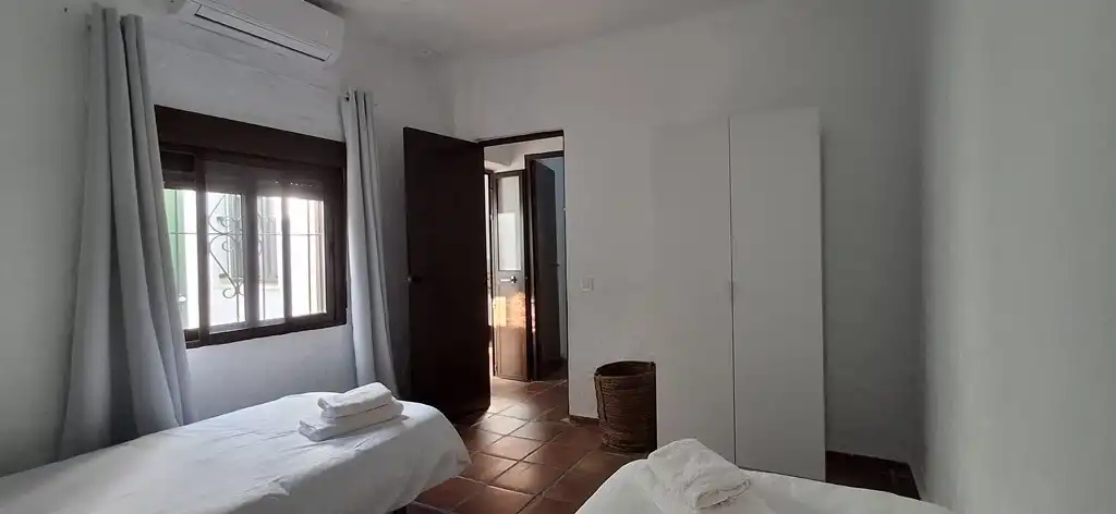Dormitori de Casa o xalet de lloguer en Tarifa amb Jardí privat, Piscina i Moblat