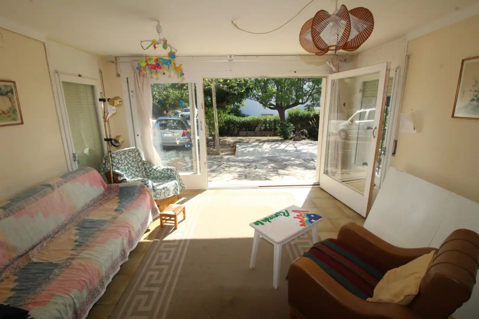 Sala de estar de Casa o chalet en venta en Llançà con Calefacción, Terraza y Amueblado