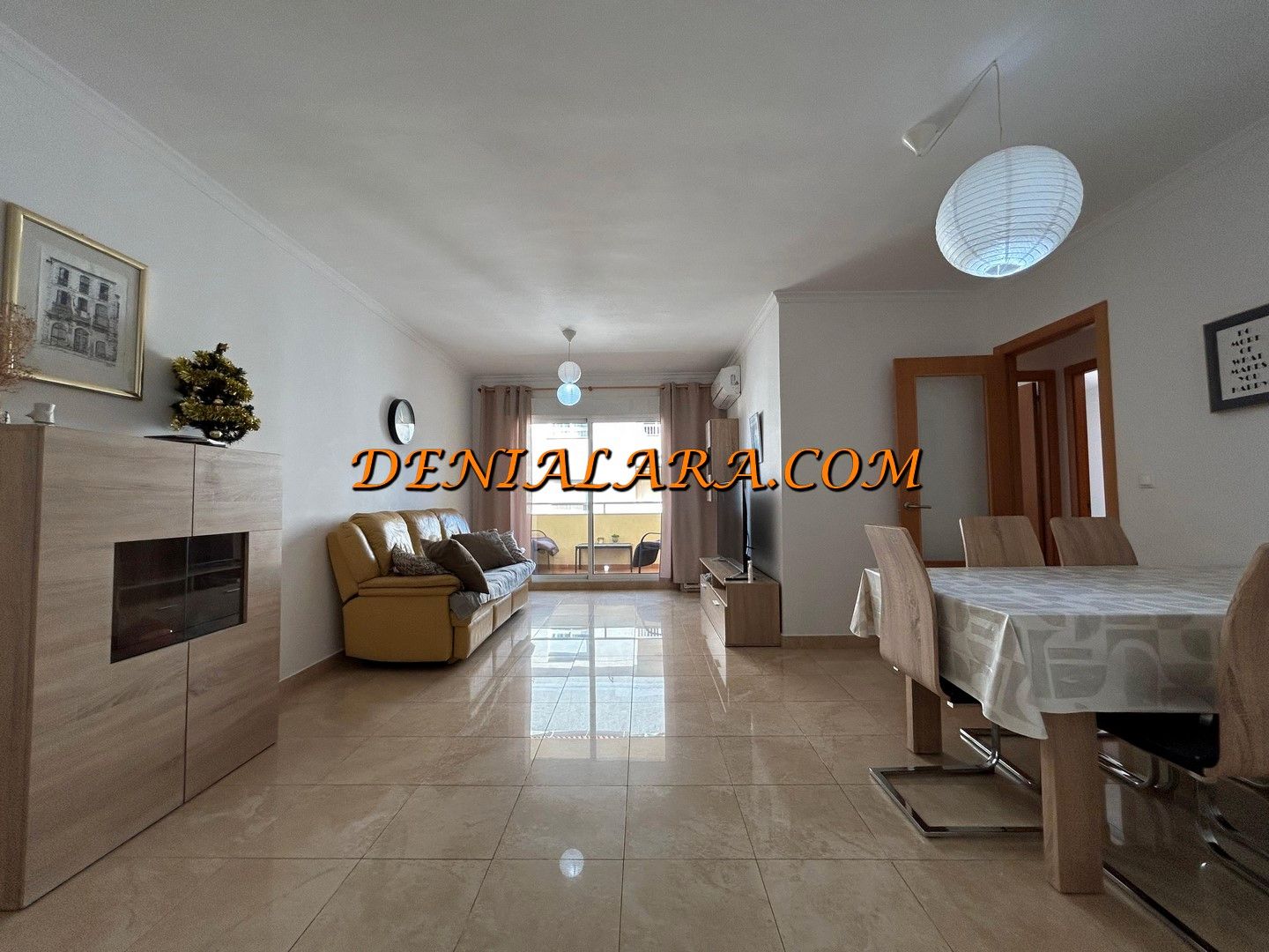Living room of Flat for sale in Dénia  with Air Conditioner, Heating and Balcony