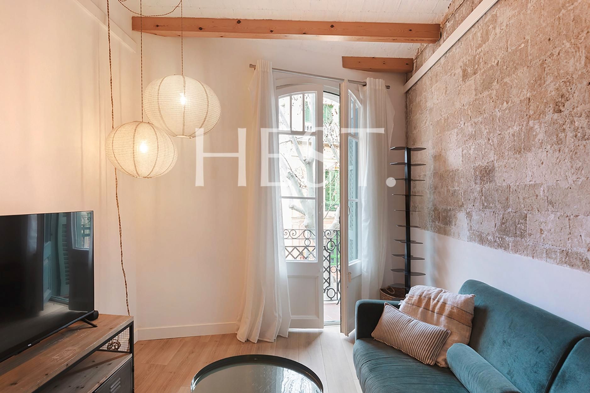 Bedroom of Flat for sale in  Barcelona Capital  with Air Conditioner, Heating and Parquet flooring