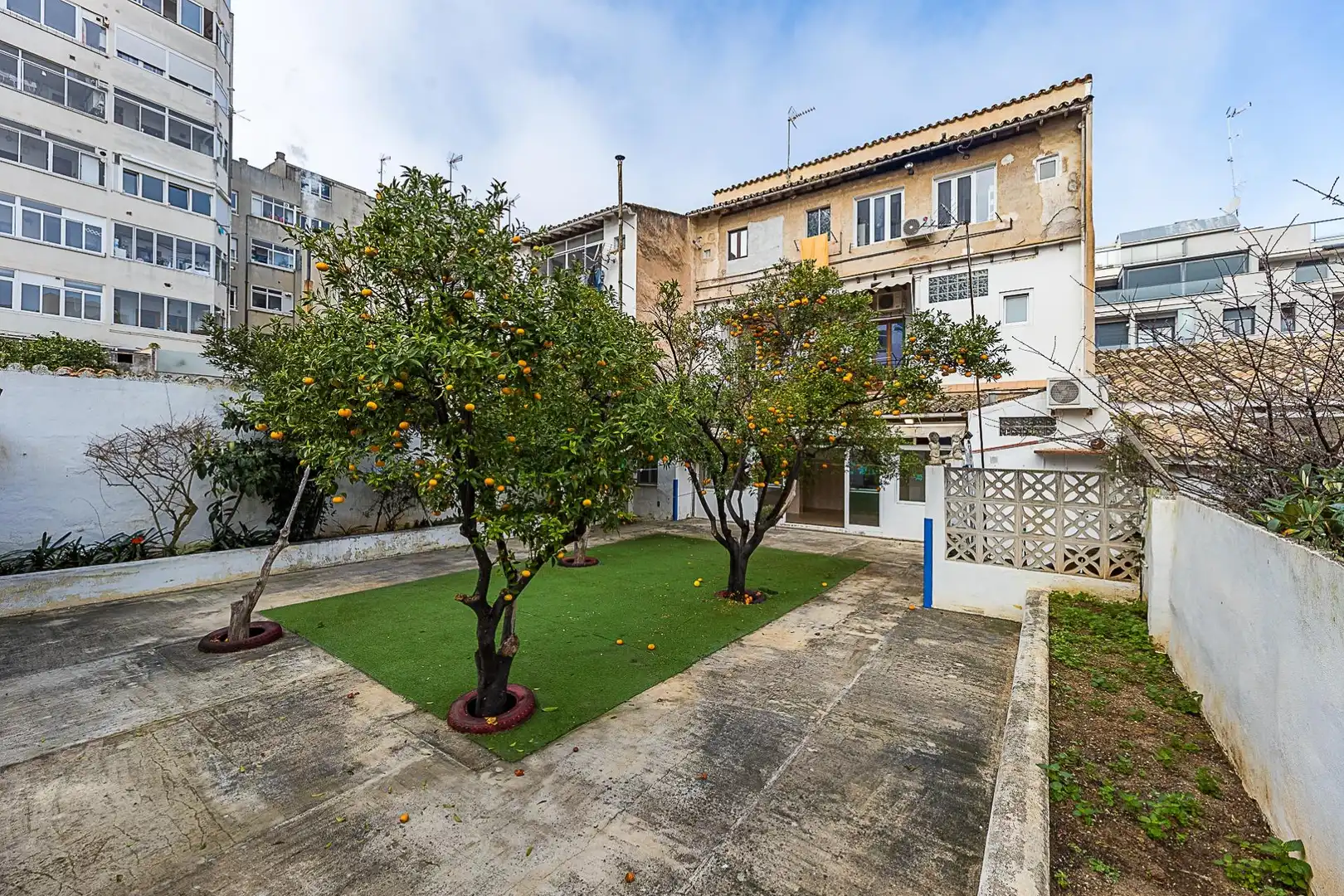 Vista exterior de Planta baja en venta en  Palma de Mallorca con Jardín privado y Terraza