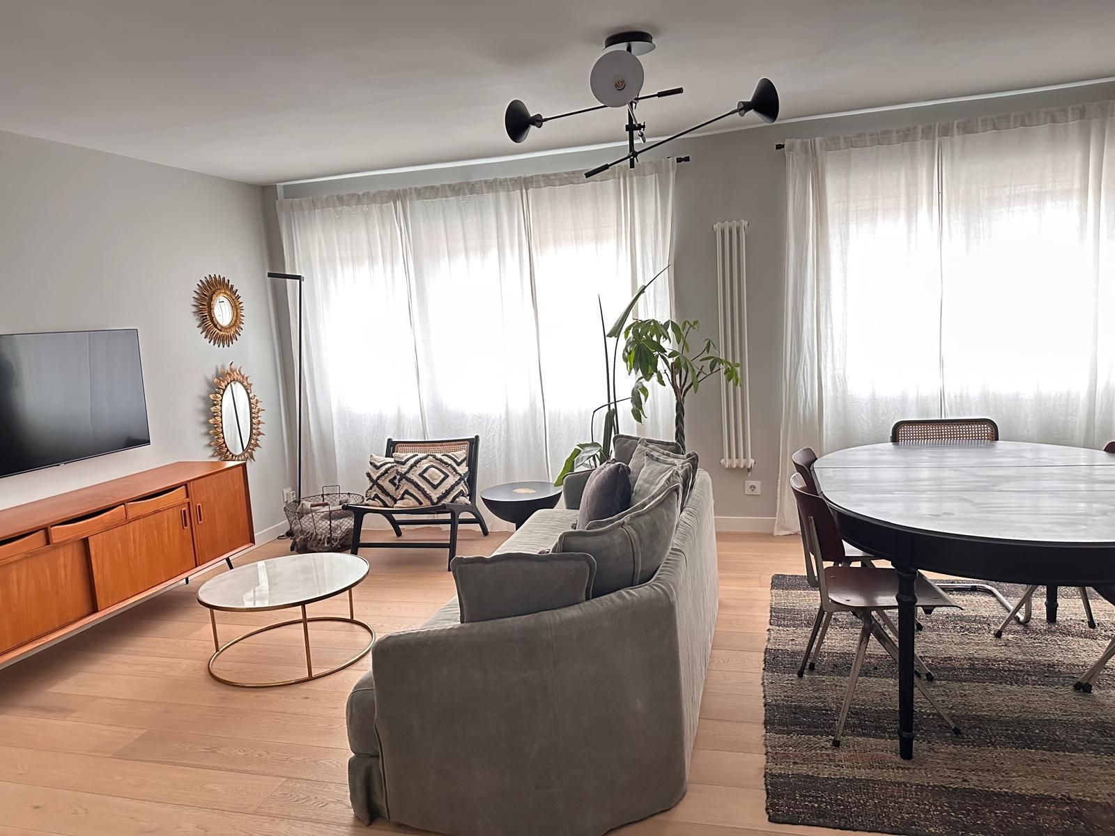 Living room of Flat to rent in A Coruña Capital   with Heating and Furnished