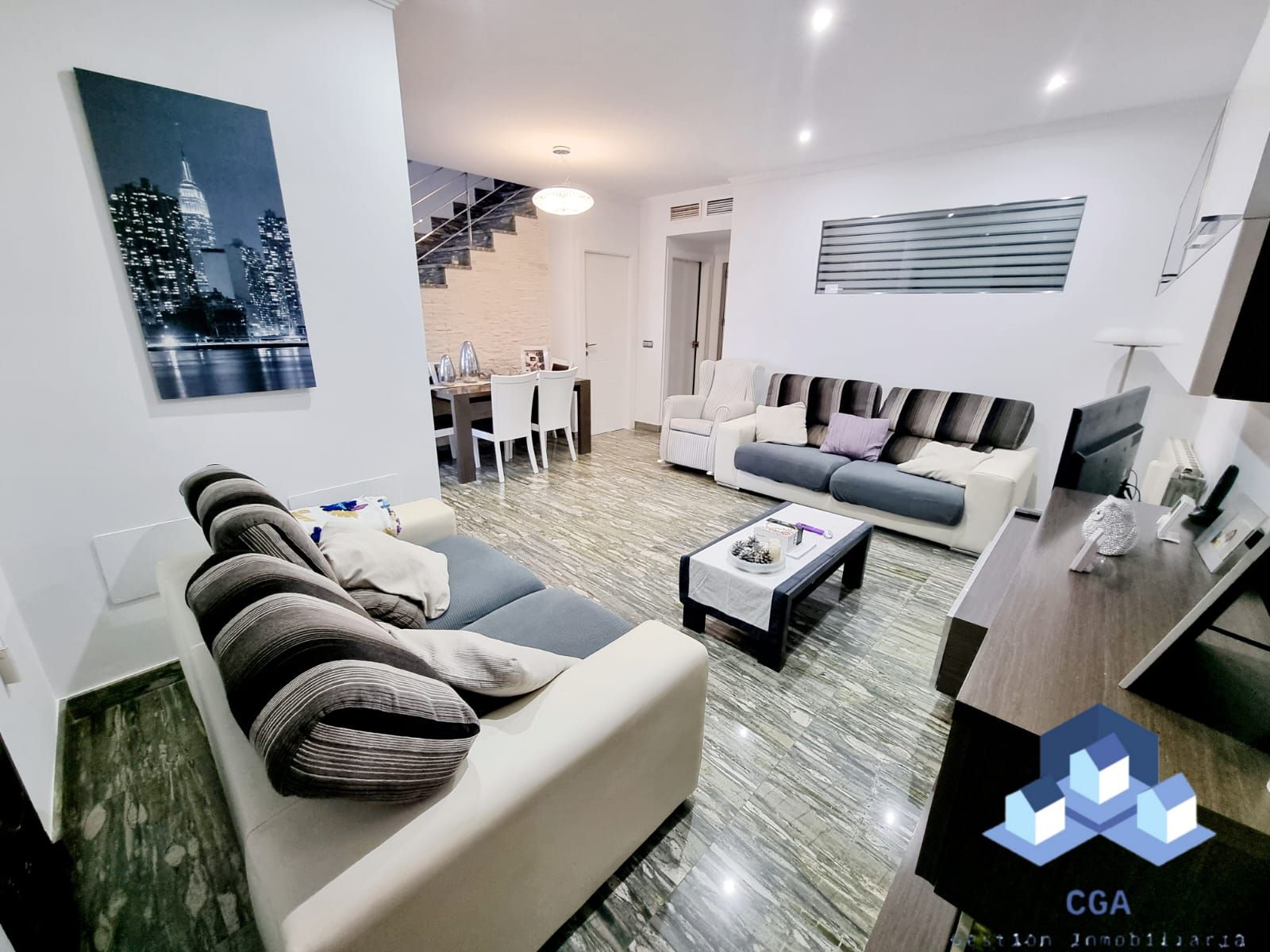Sala d'estar de Casa o xalet en venda en Lorca amb Aire condicionat, Calefacció i Terrassa
