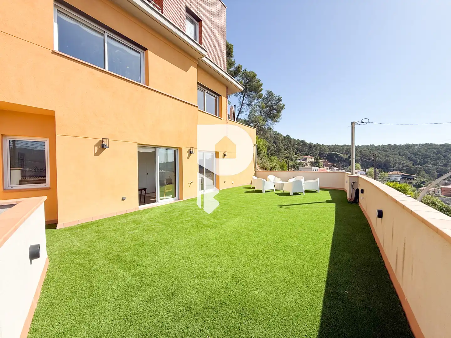 Terraza de Casa o chalet de alquiler en Vallirana con Aire acondicionado, Calefacción y Jardín privado