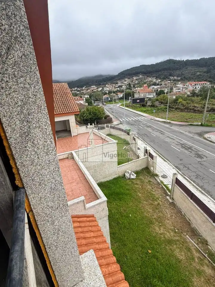 Vista exterior de Casa o xalet en venda en Baiona amb Calefacció, Jardí privat i Terrassa