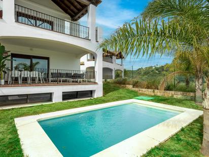 Garden of Single-family semi-detached for sale in Estepona  with Air Conditioner and Terrace