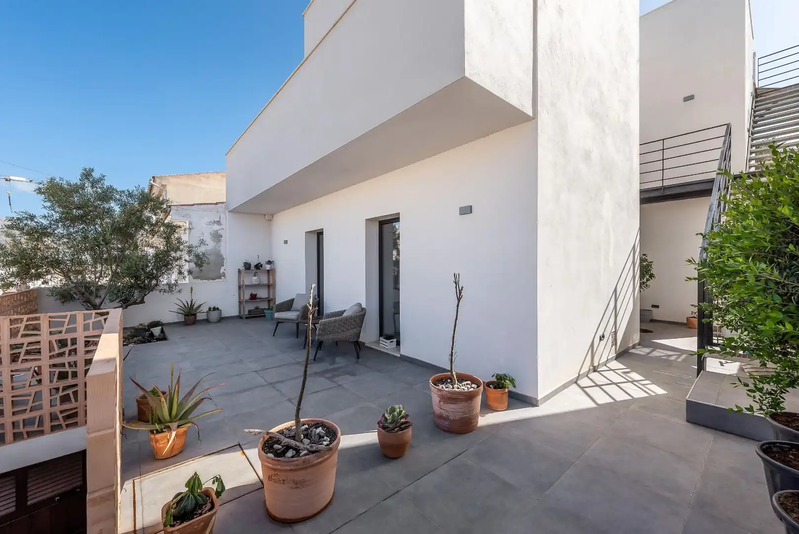 Terrassa de Casa o xalet en venda en Santa Margalida amb Aire condicionat, Jardí privat i Piscina