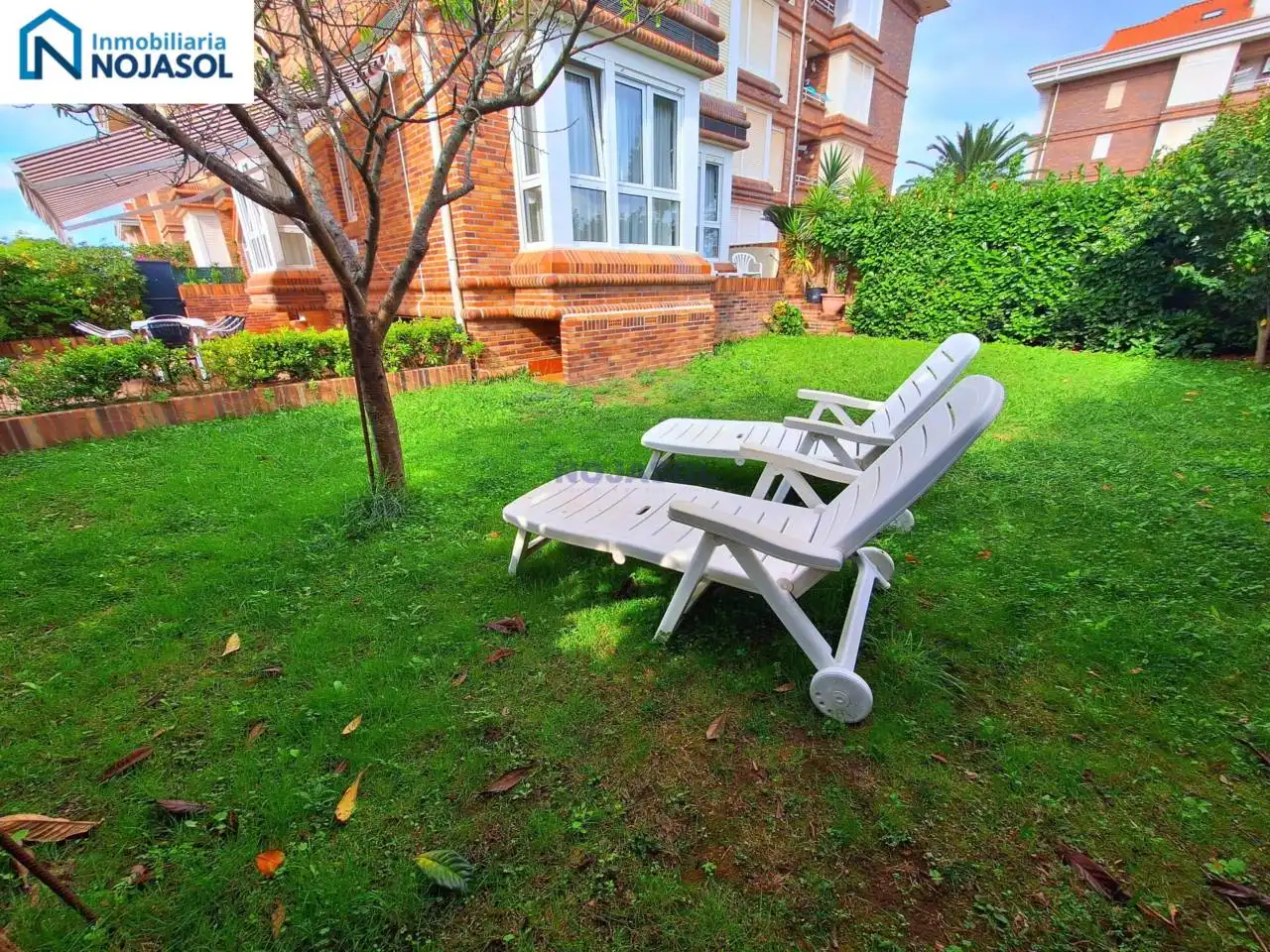 Garten von Wohnung zur Miete in Noja mit Heizung, Privatgarten und Terrasse