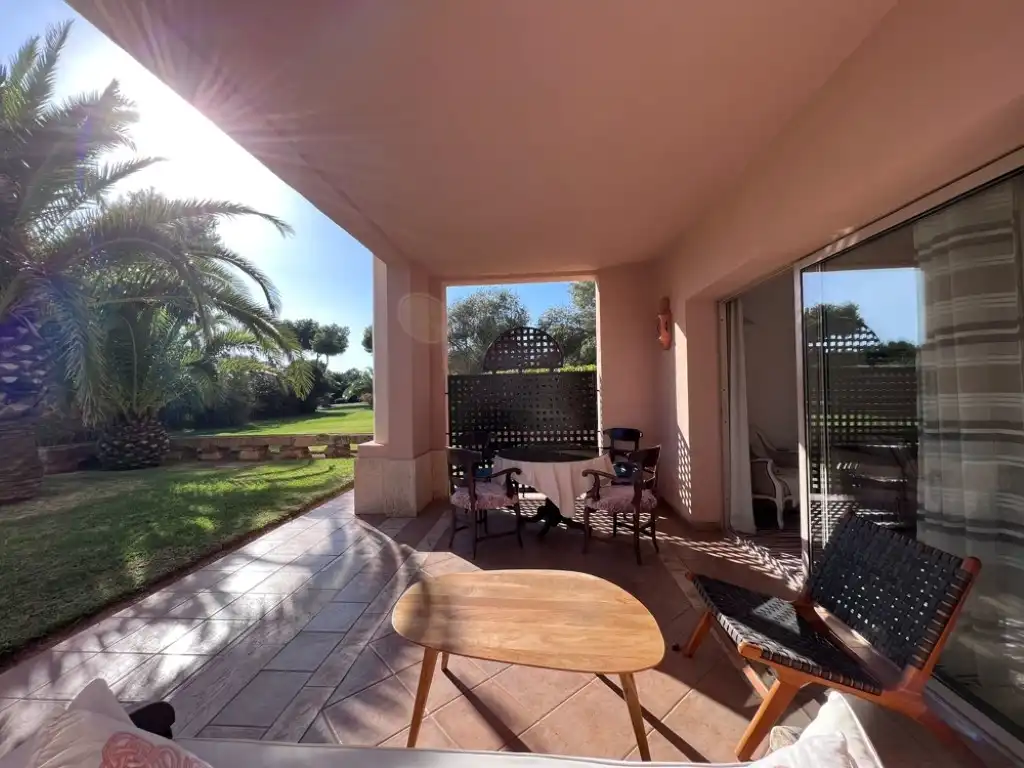 Terrasse von Wohnungen zur Miete in Calvià mit Klimaanlage und Privatgarten