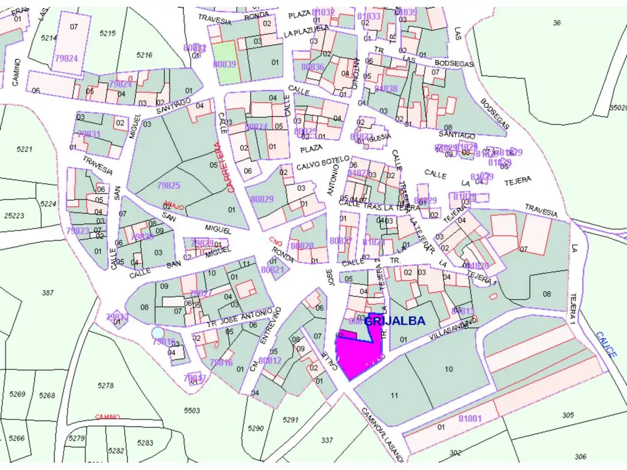 Terreno en venta en Grijalba