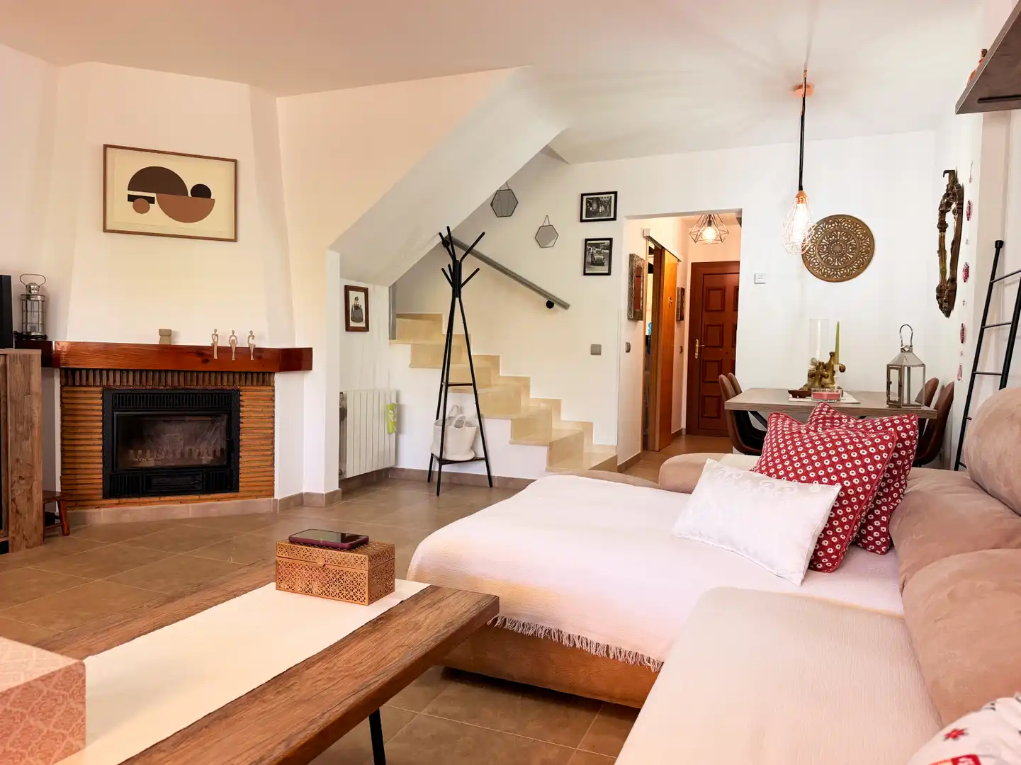 Sala d'estar de Casa adosada en venda en Calafell Residencial