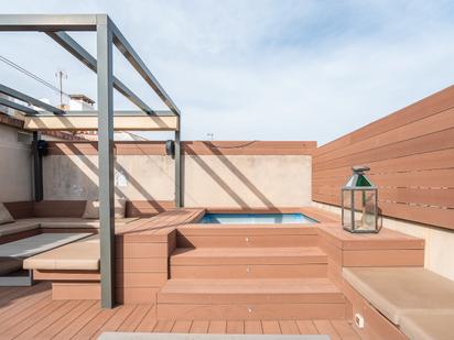 Terrace of Attic for sale in  Barcelona Capital  with Air Conditioner, Terrace and Swimming Pool