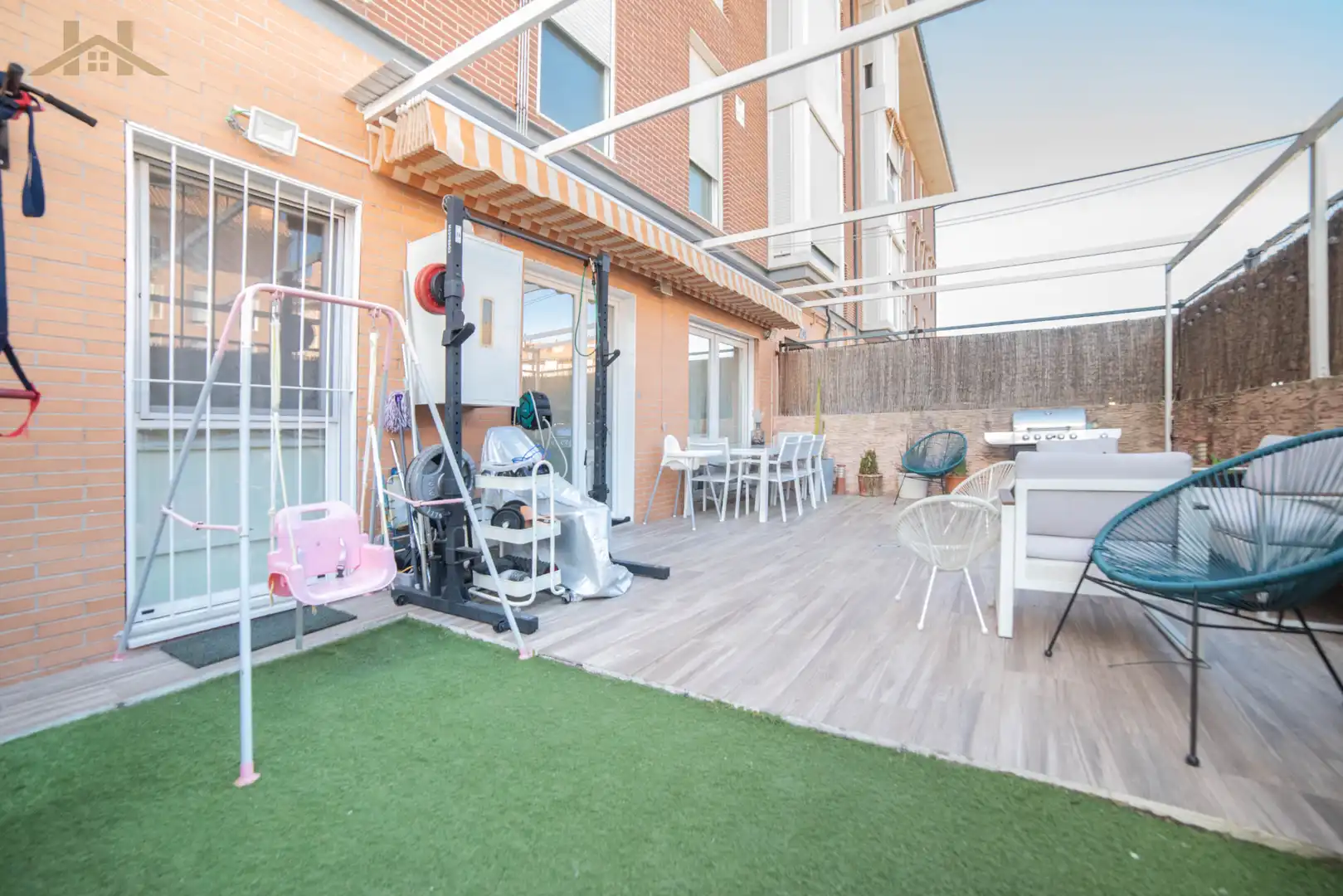 Terraza de Piso en venta en Arroyomolinos (Madrid) con Aire acondicionado, Calefacción y Jardín privado