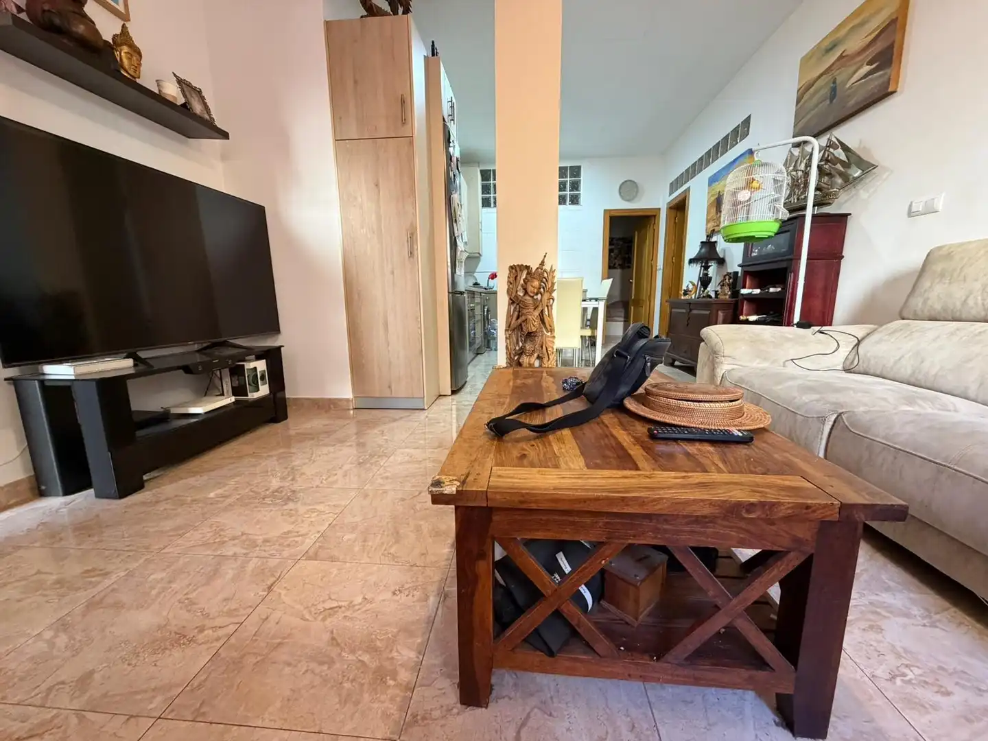 Sala d'estar de Planta baixa en venda en Águilas amb Aire condicionat i Moblat