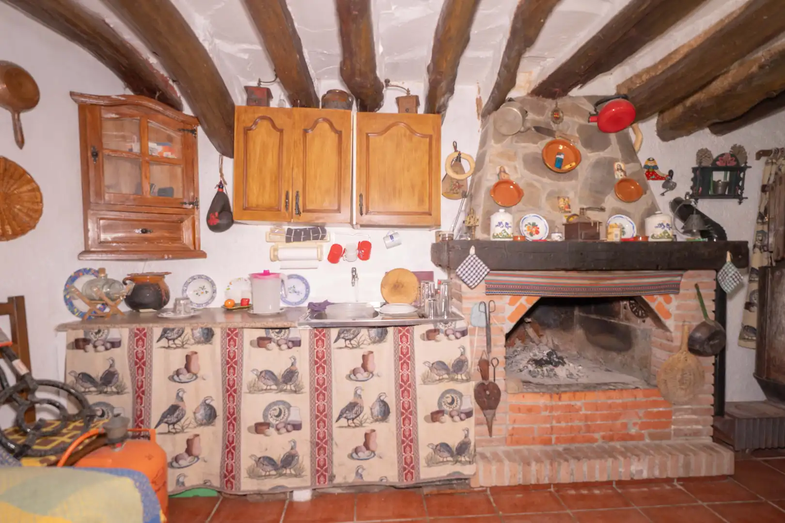 Cocina de Casa adosada en venta en Paterna del Río con Amueblado y Balcón