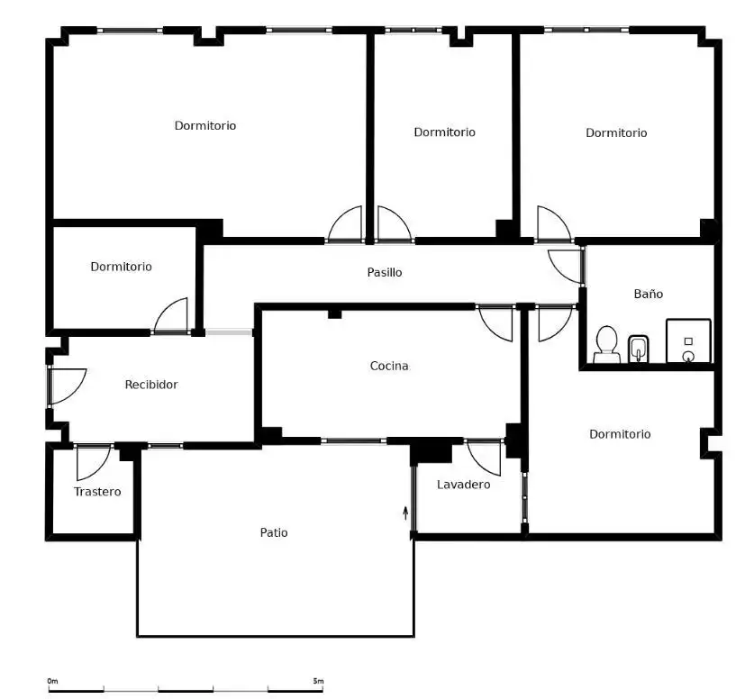 Planta baja en venta en Huelma