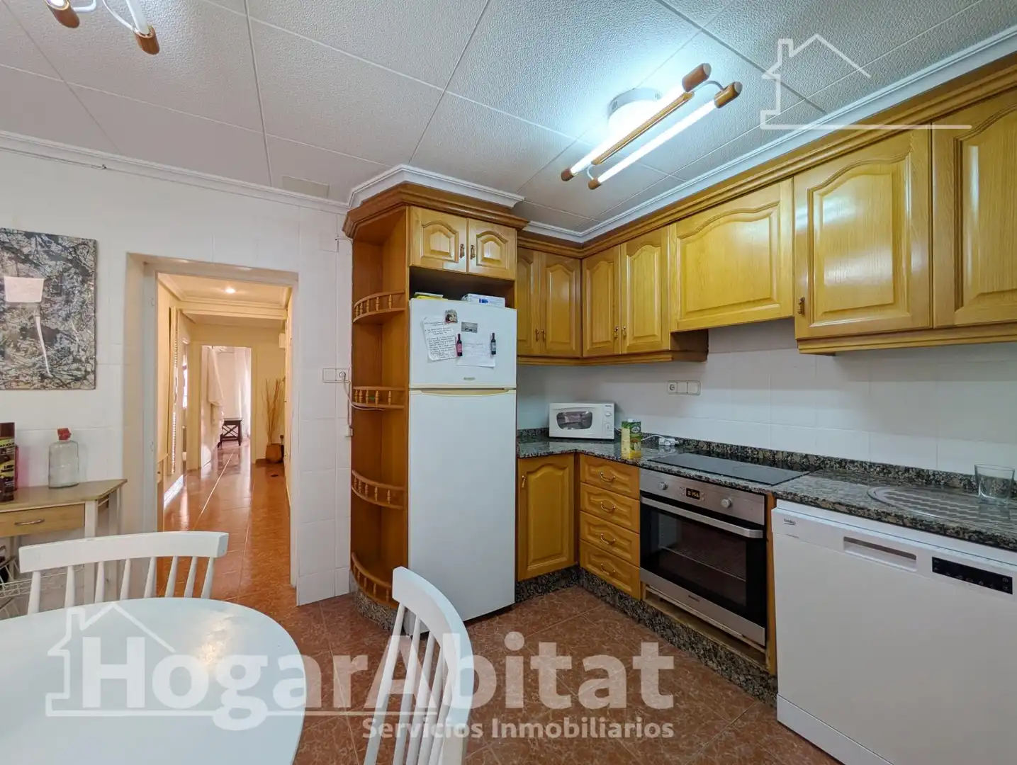 Küche von Wohnung zum Verkauf in Santa Pola mit Klimaanlage, Heizung und Möbliert