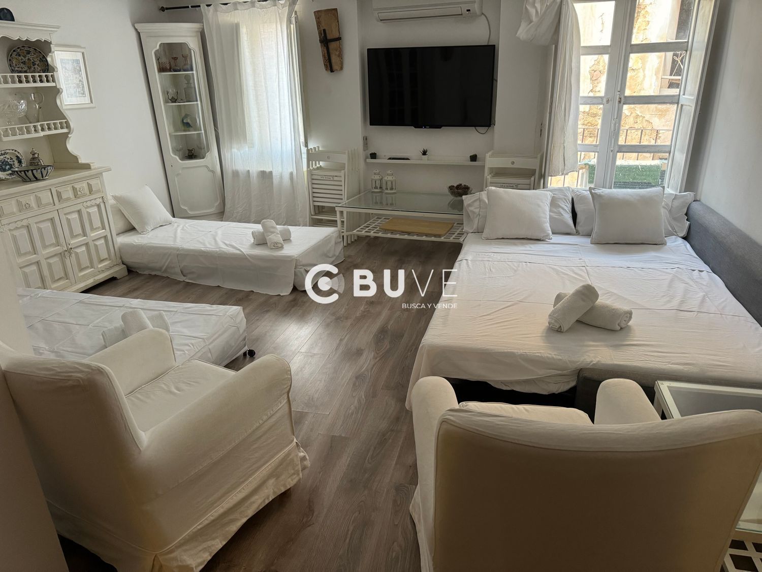 Living room of House or chalet for sale in Valdealgorfa  with Air Conditioner, Heating and Terrace