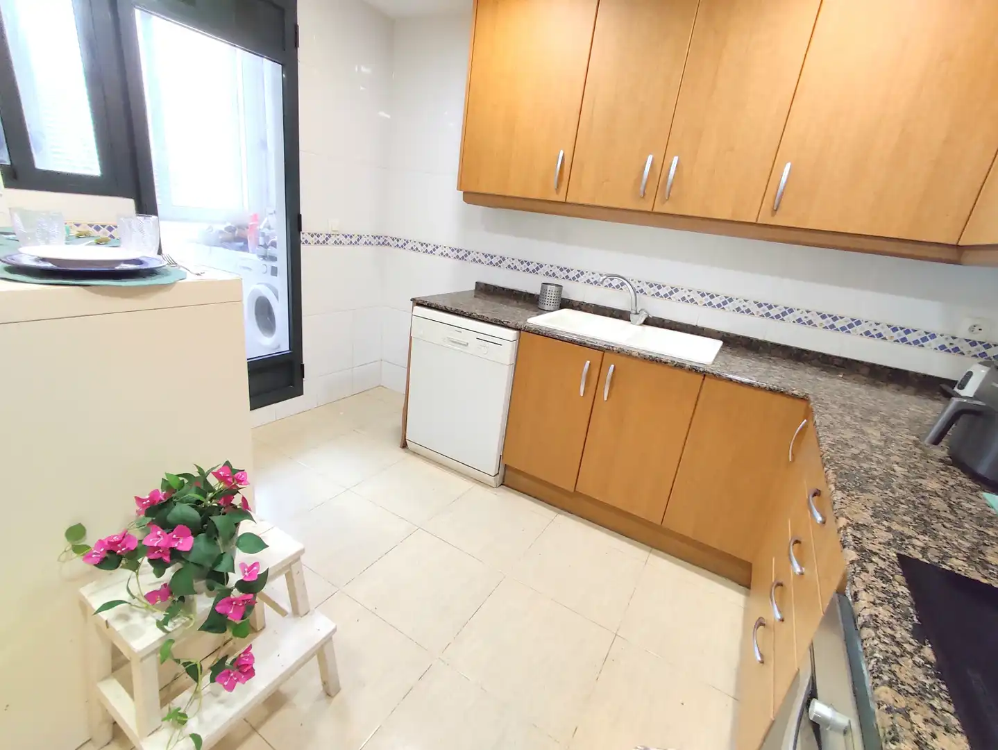 Kitchen of Flat for sale in Puçol  with Air Conditioner, Parquet flooring and Terrace