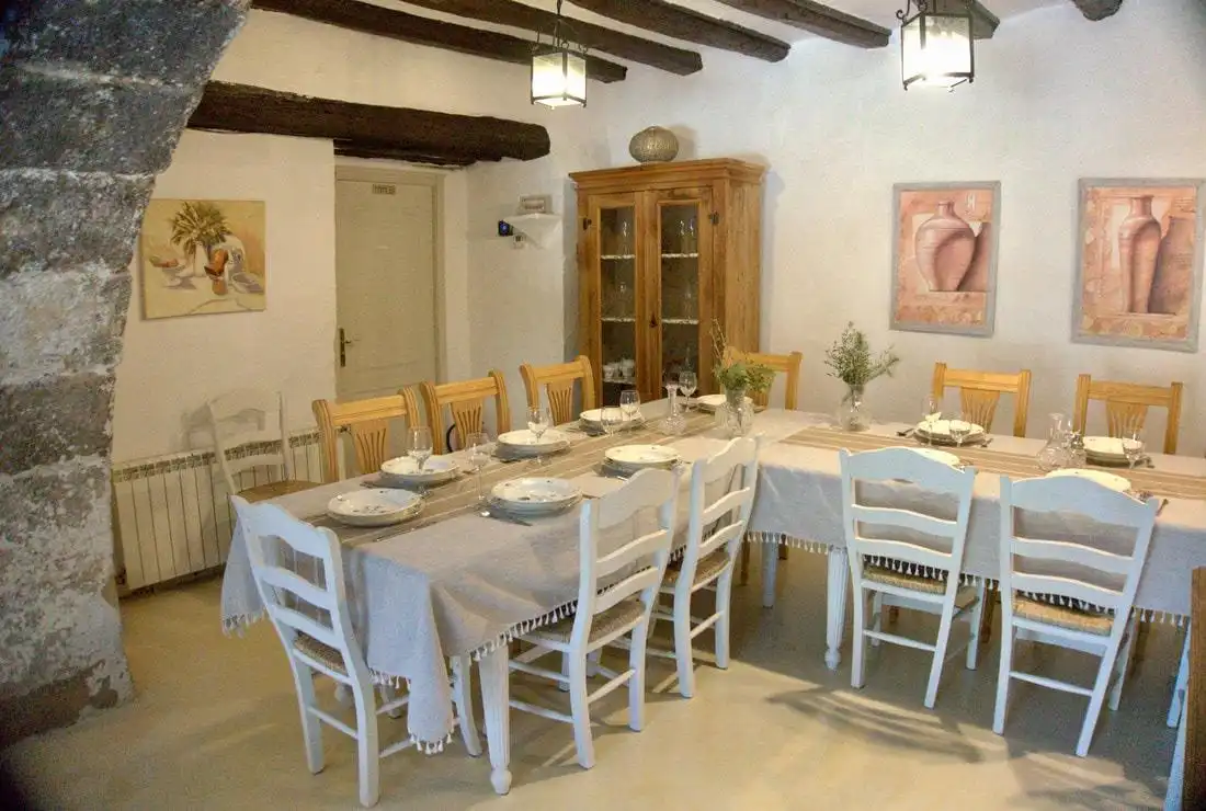 Comedor de Finca rústica en venta en Sant Sadurní d'Anoia con Aire acondicionado, Jardín privado y Terraza