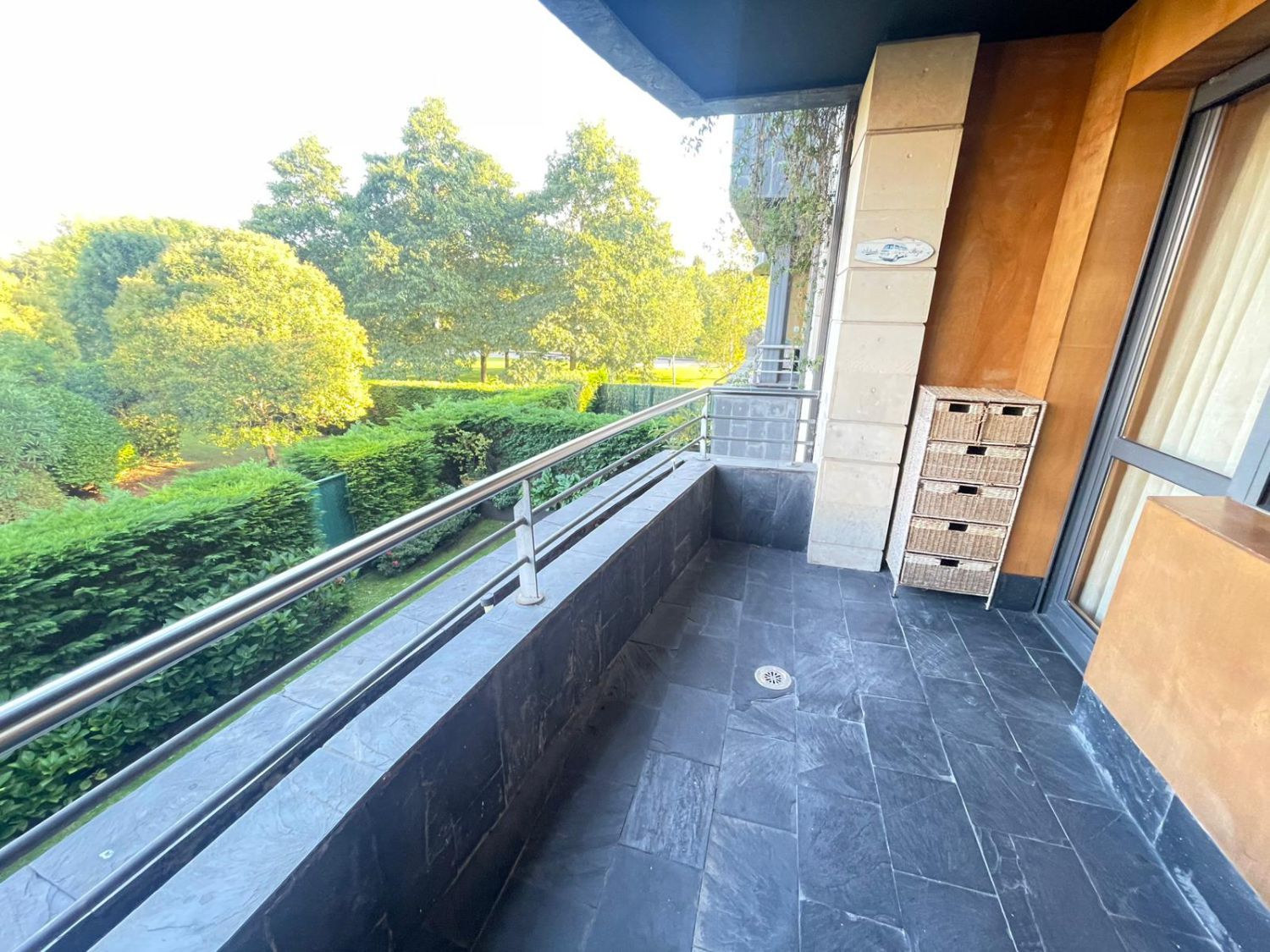 Terrace of Flat to rent in Gijón   with Heating, Terrace and Storage room