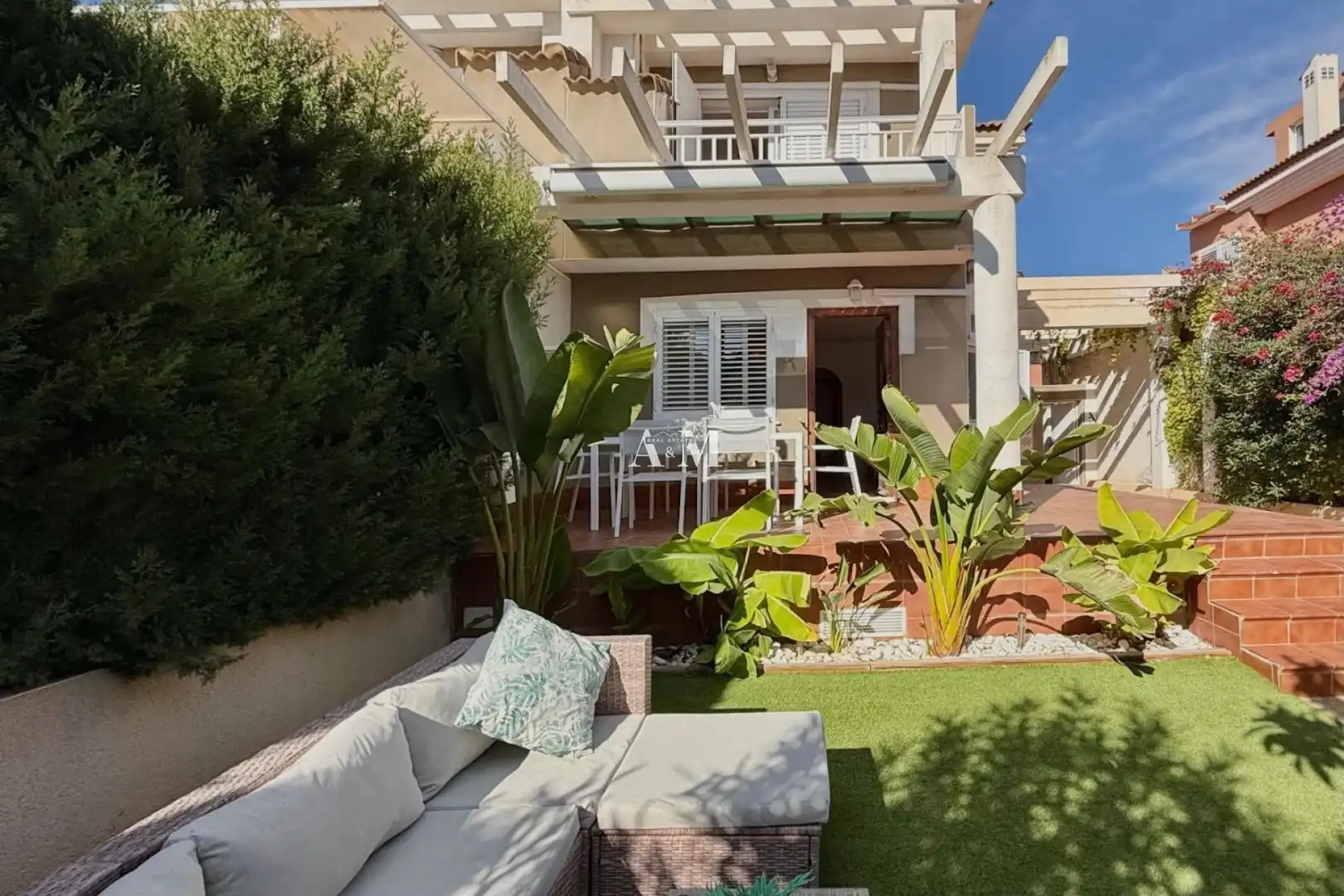 Terrace of Detached homes for rent in Santa Pola  with Terrace, Swimming Pool and Furnished